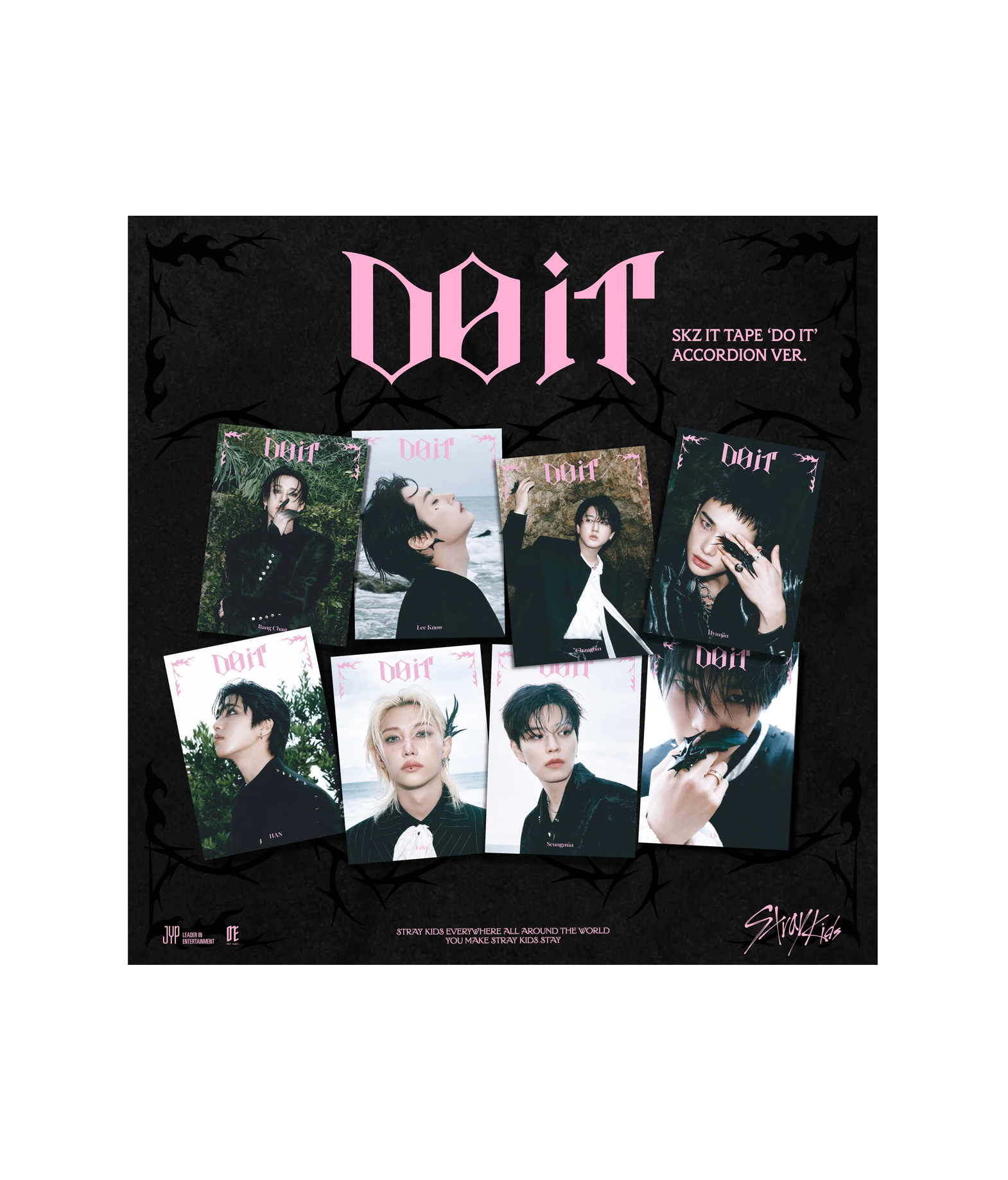 straykids doit トレカ accordion 封入 16種コンプ 2 Stray Kids – SKZ-IT TAPE «DO IT» [Versión acordeón] – Munwa