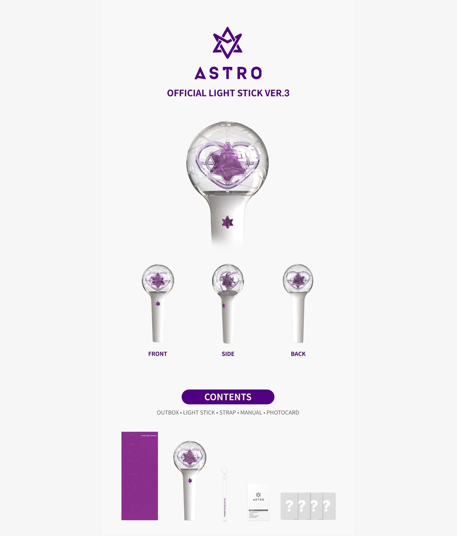Astro - Oficial Light Stick Ver. 3 (2do pedido)