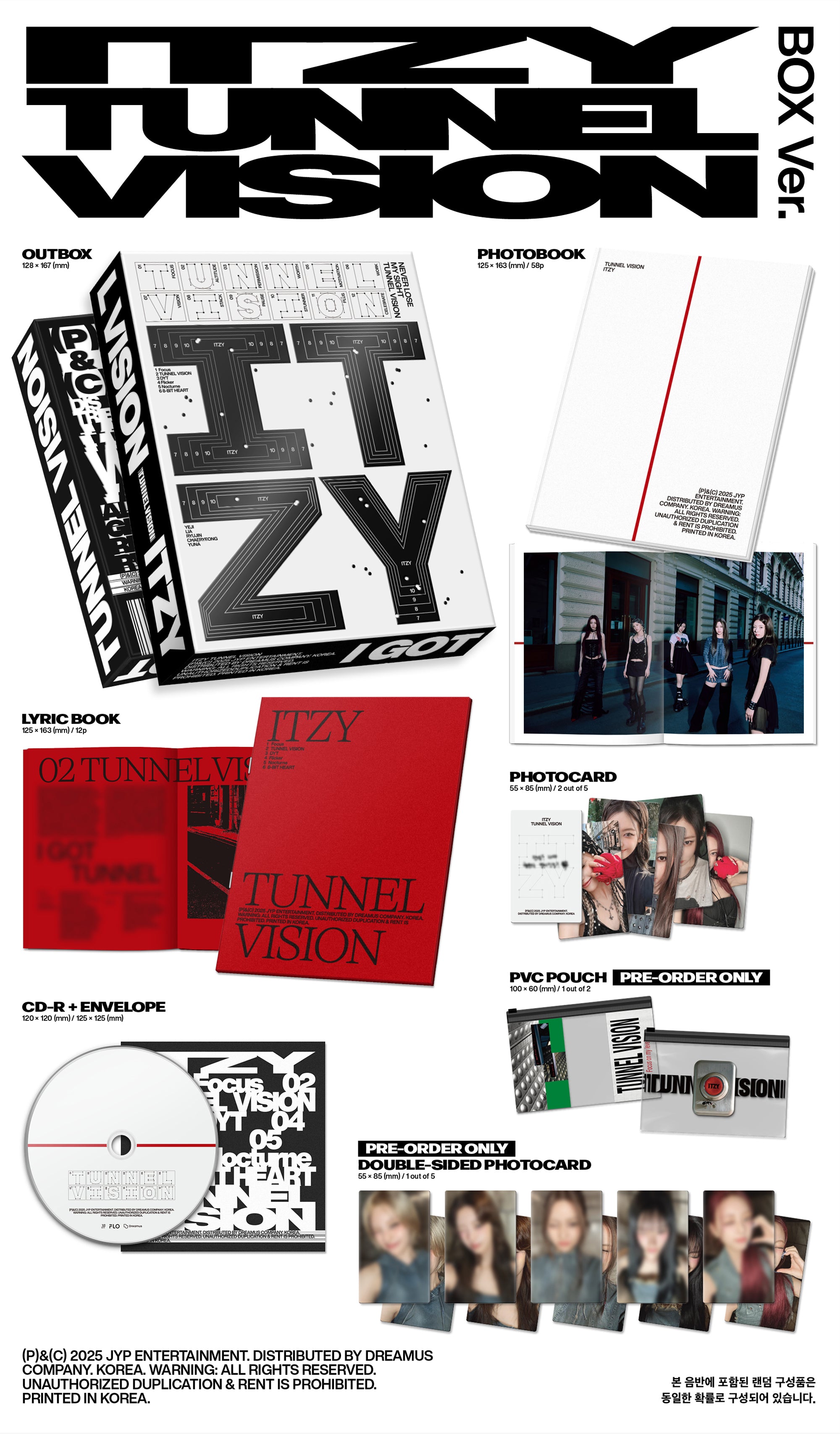 ITZY - TUNNEL VISION (Box Ver.)