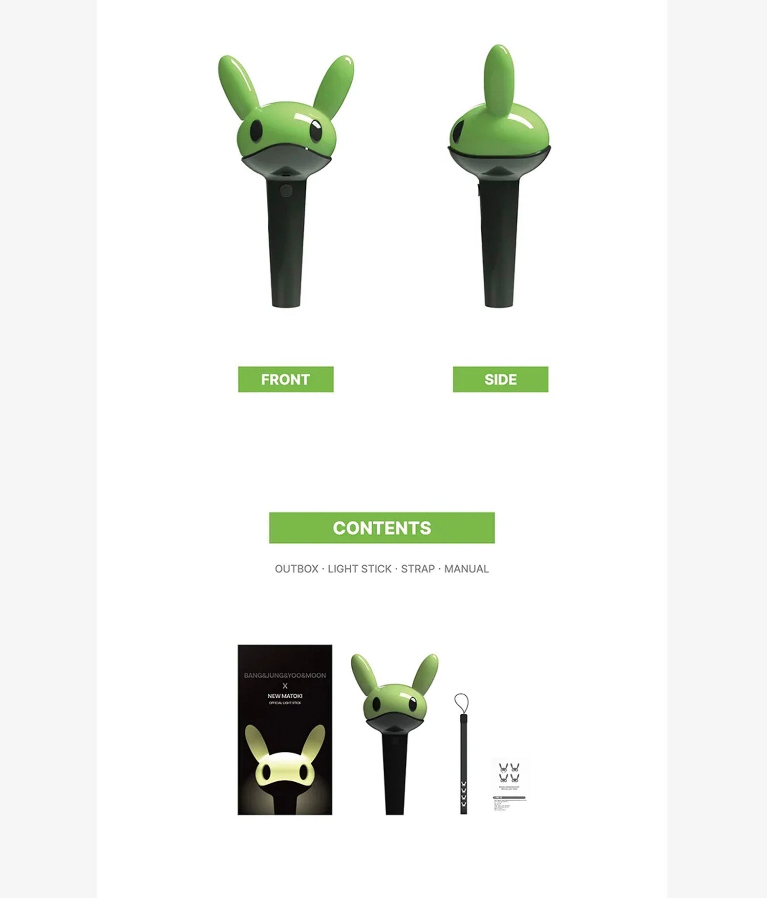 Bang&Jung&Yoo&Moon - Oficial Light Stick