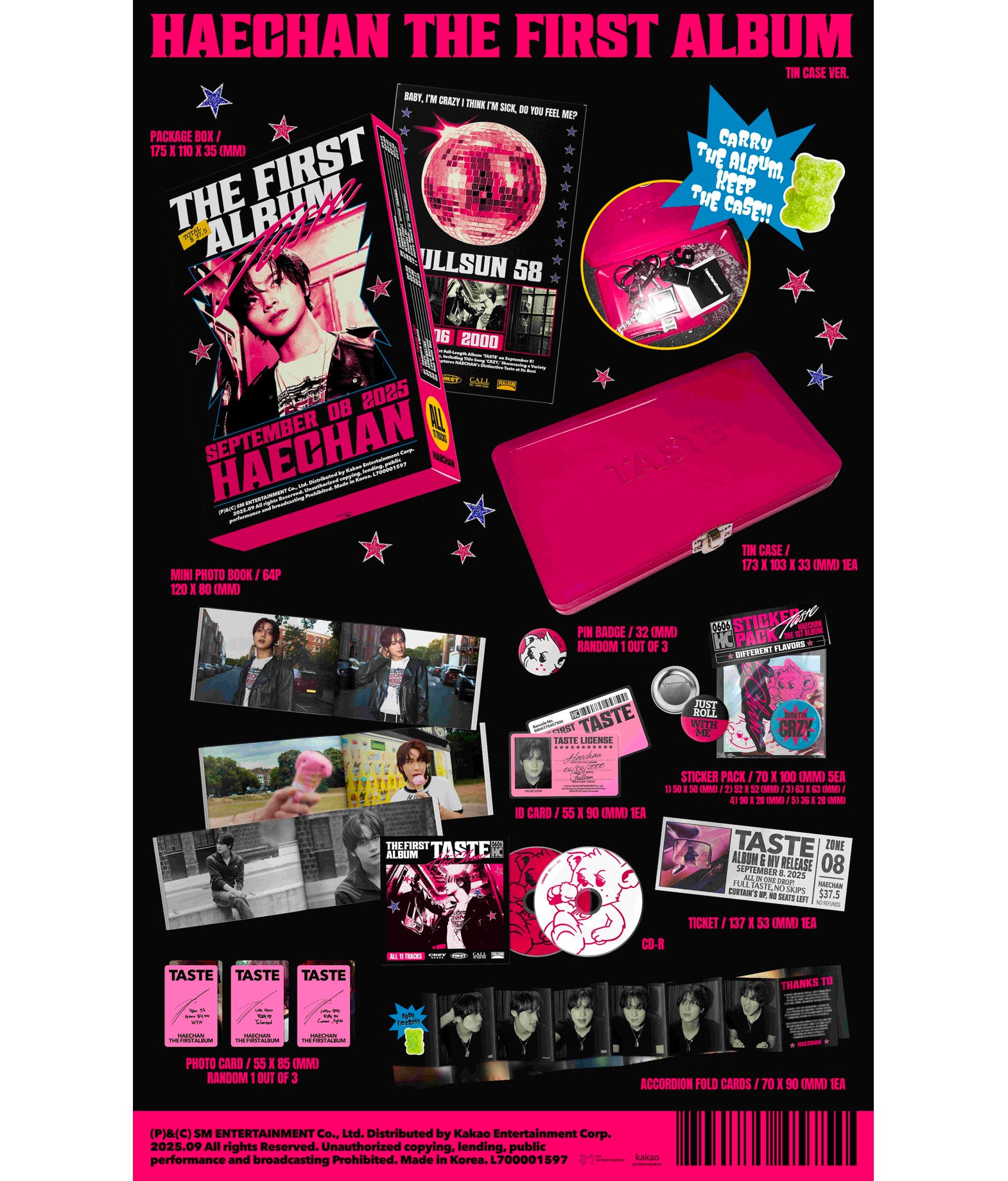 NCT Haechan - Taste (Tin Case ver.)