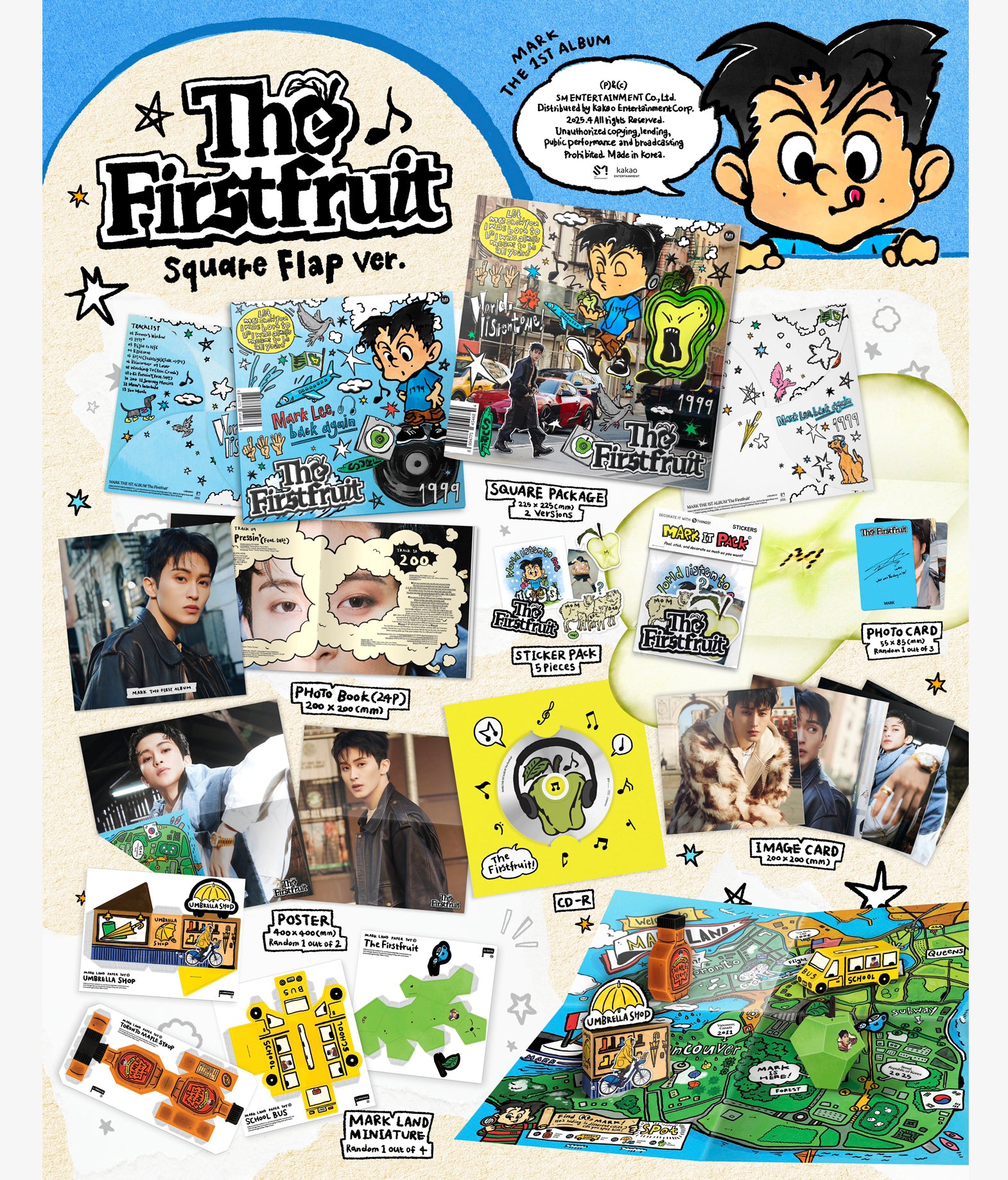 NCT Mark - The Firstfruit (Square Flap ver.)