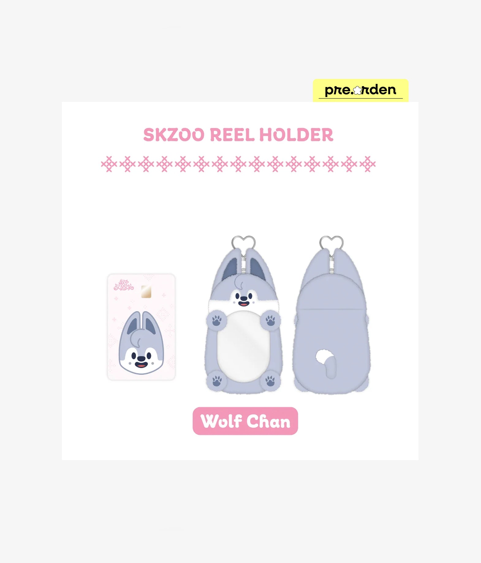 Stray Kids SKZOO Reel Holder - SKZ 5'clock