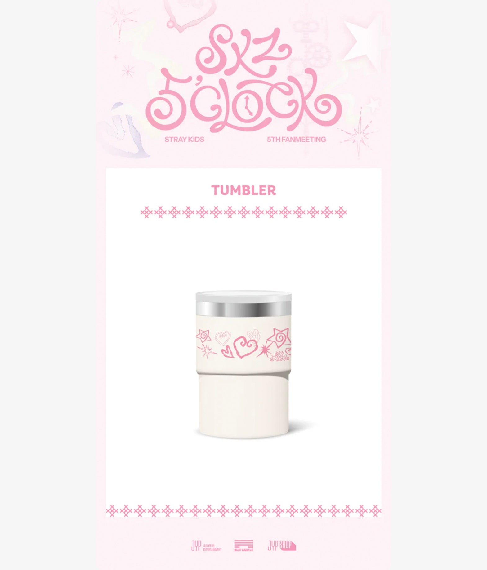 Stray Kids - SKZ 5'clock Tumbler