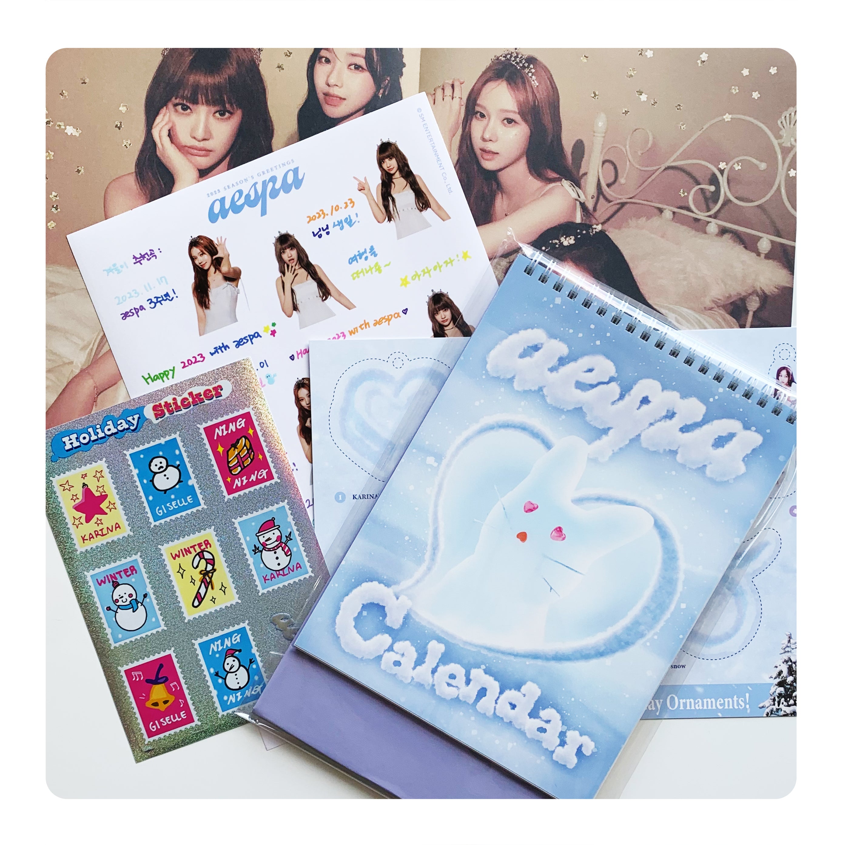 Merch - Aespa Season's Greetings 2023 (compartido)