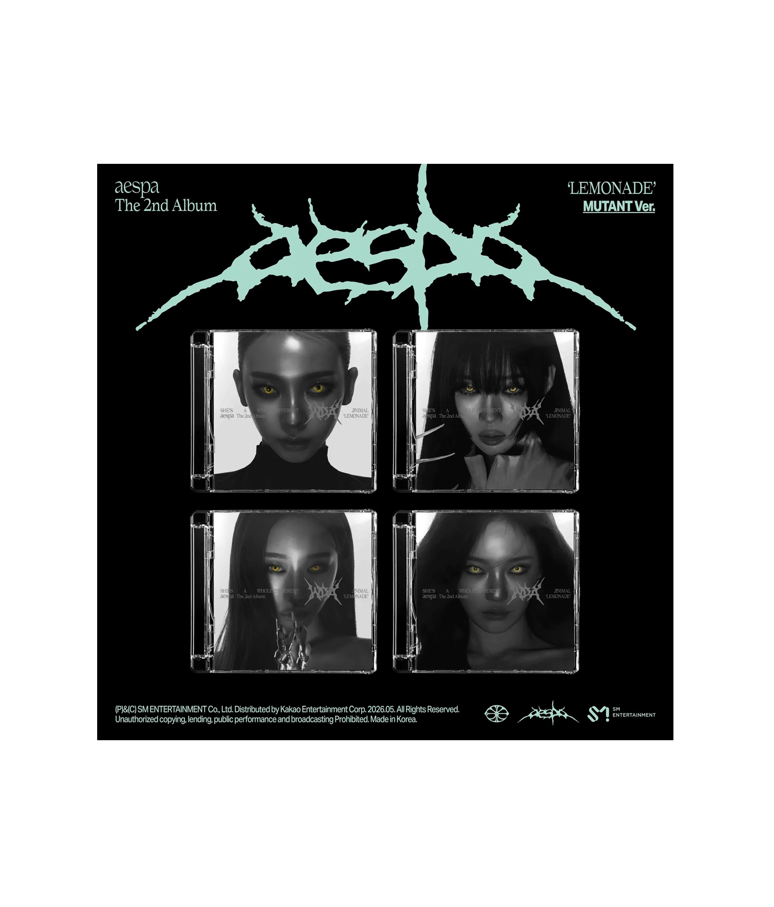 aespa 2nd Full Album [LEMONADE] (Mutant ver.)