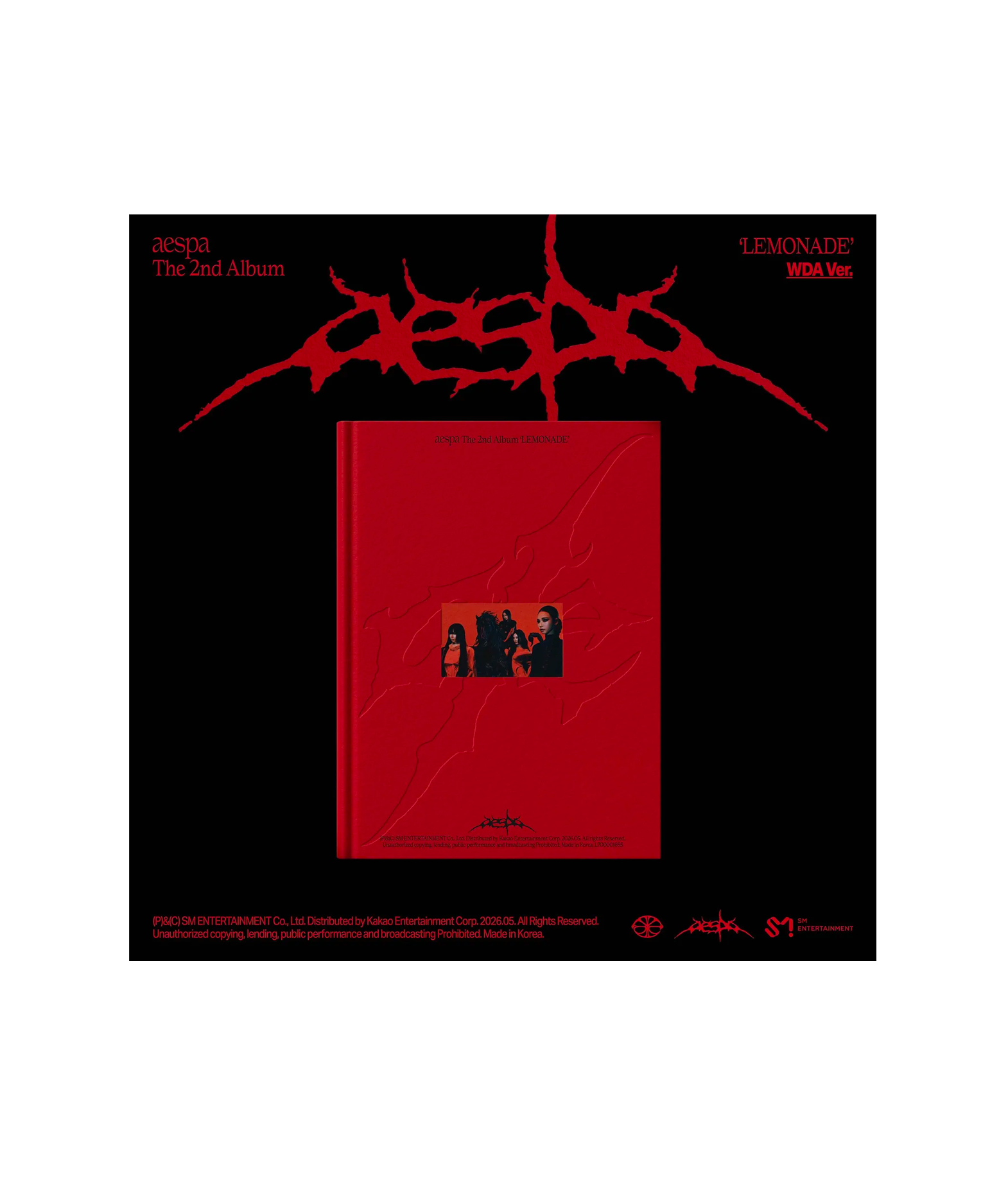 aespa 2nd Full Album [LEMONADE] (WDA ver.)