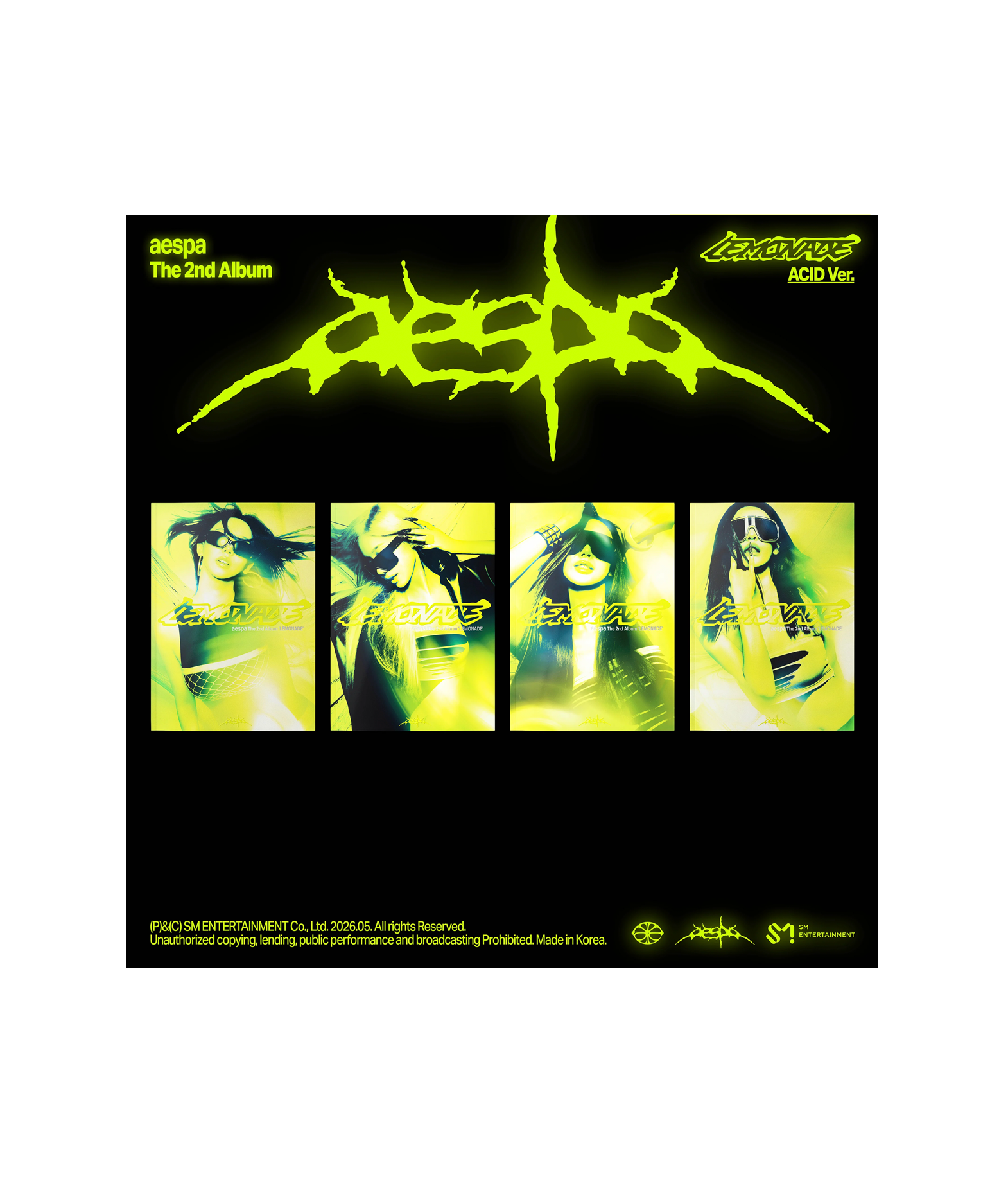 aespa 2nd Full Album [LEMONADE] (Acid ver.)
