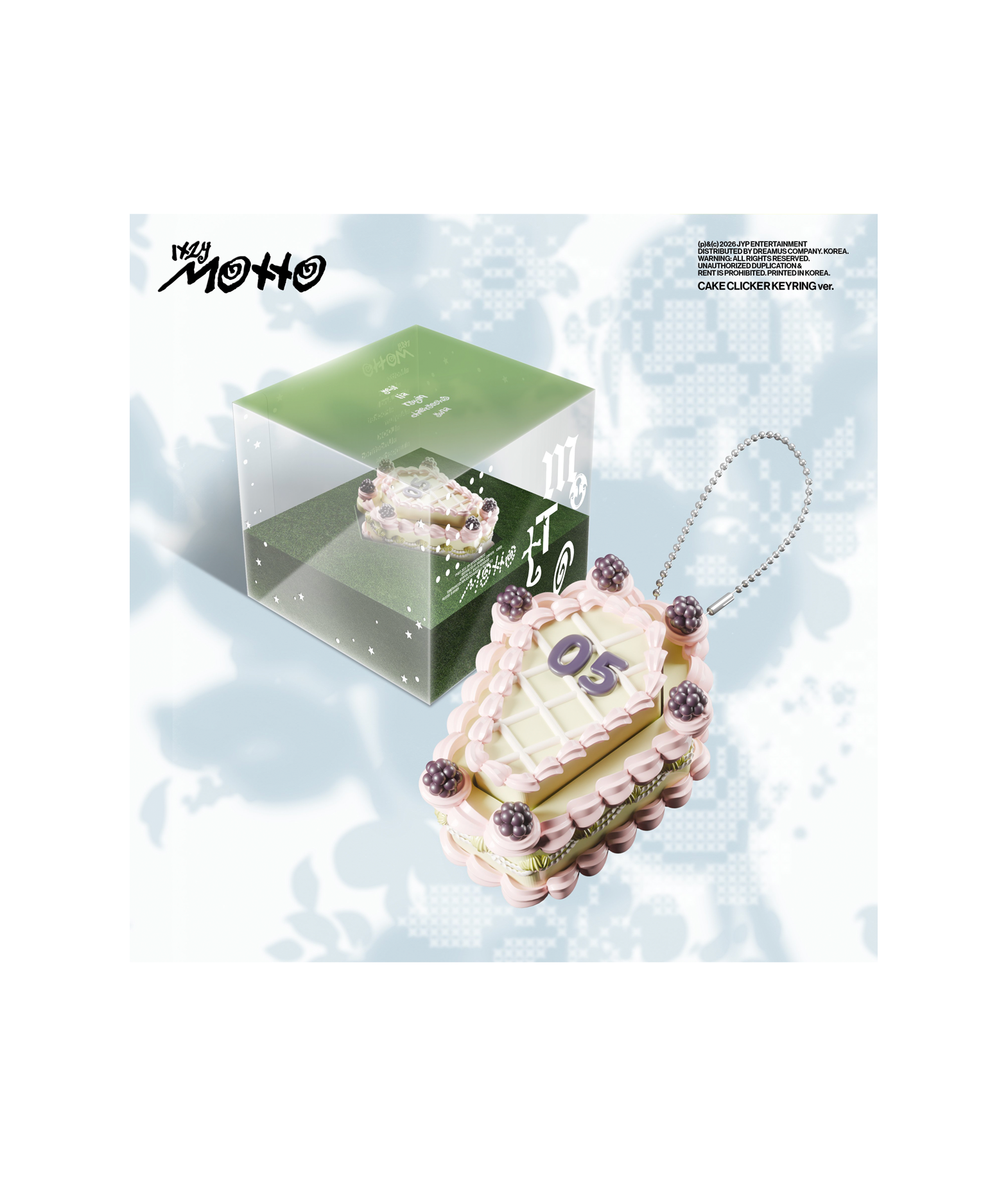 ITZY Motto (Cake Clicker Keyring ver.) Random ver.