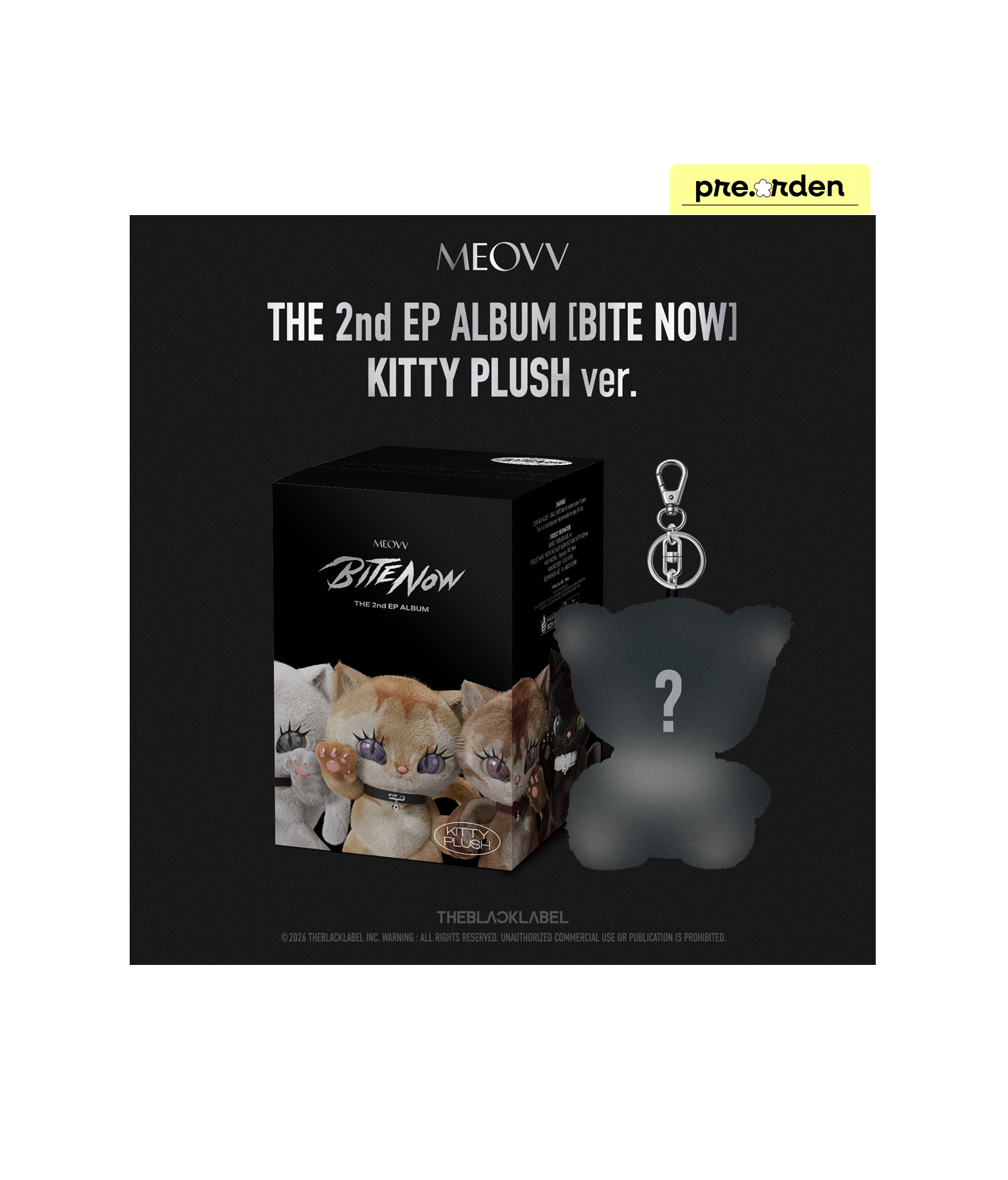 MEOVV The 2nd EP album (Bite now) Kitty plush ver.
