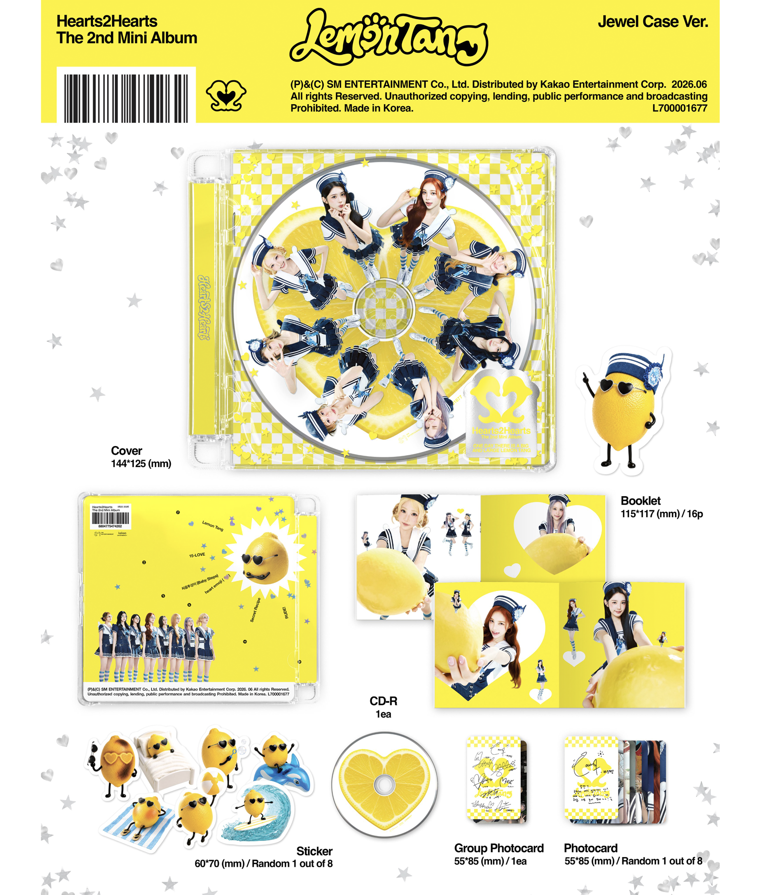 Hearts2hearts - Lemon Tang (Jewel case ver.)