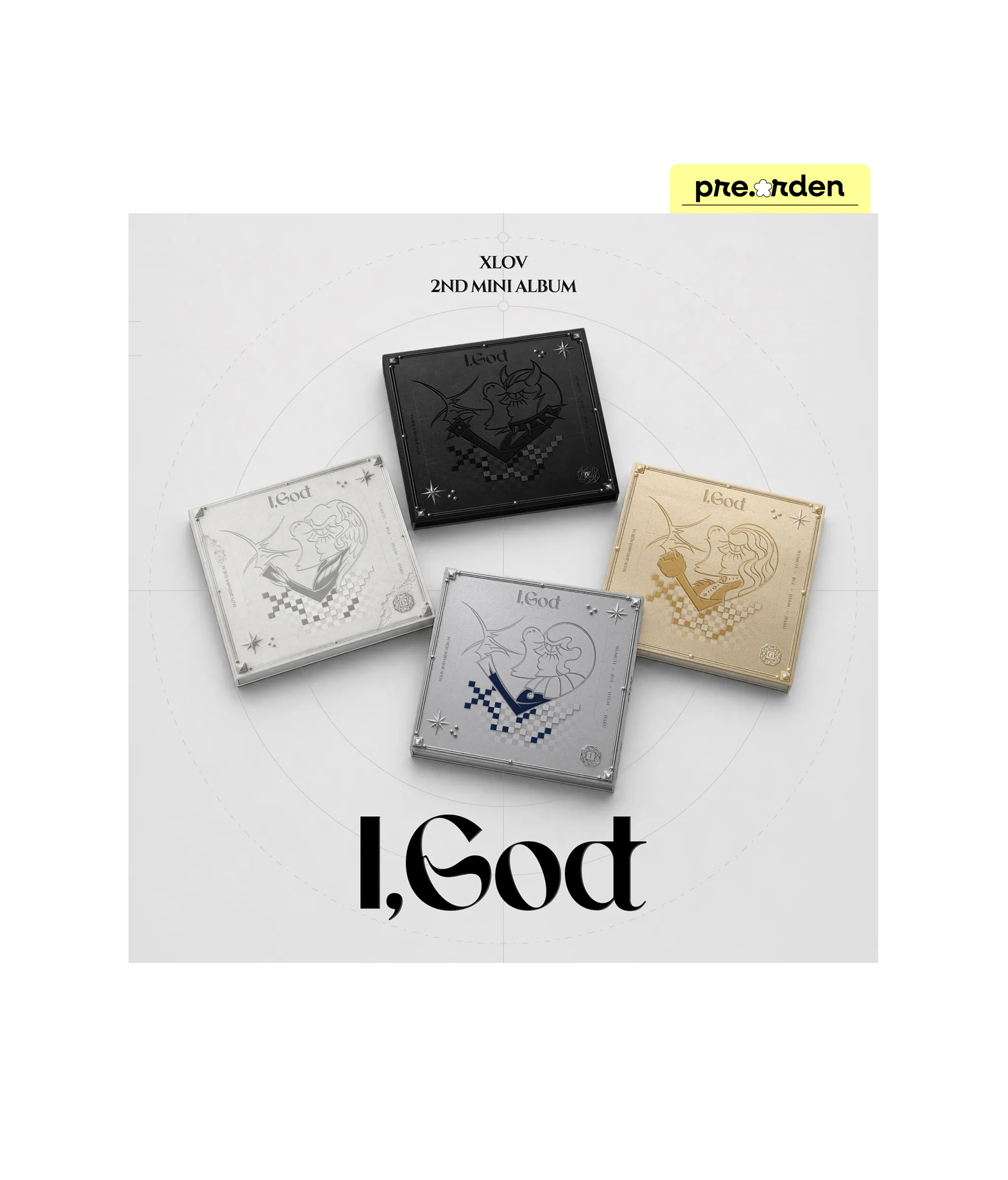 XLOV 2nd Mini Album (I,God)