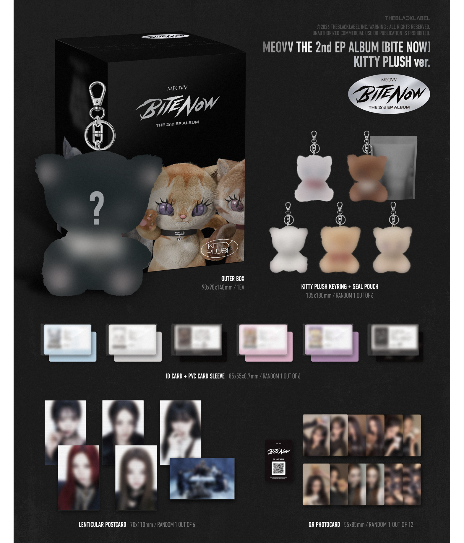 MEOVV The 2nd EP album (Bite now) Kitty plush ver.