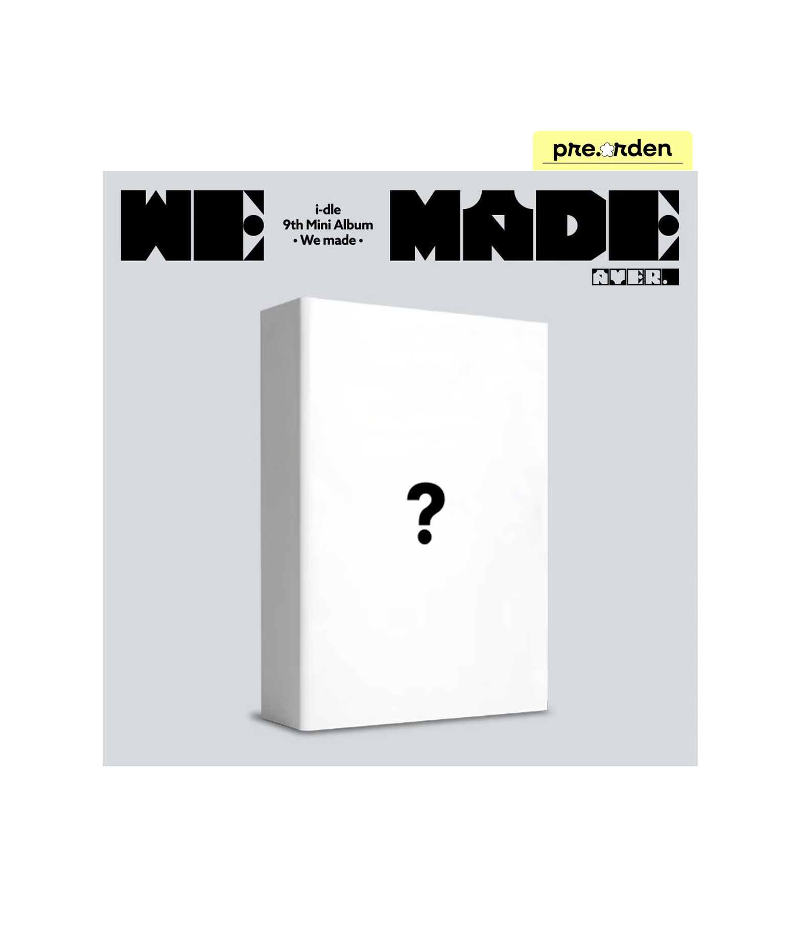 i-dle 9th Mini Album We made (A ver.)