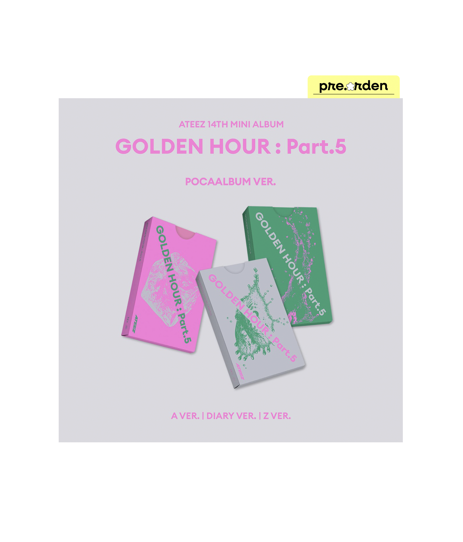 Ateez - Golden Hour: Part.5 (Pocaalbum ver.)