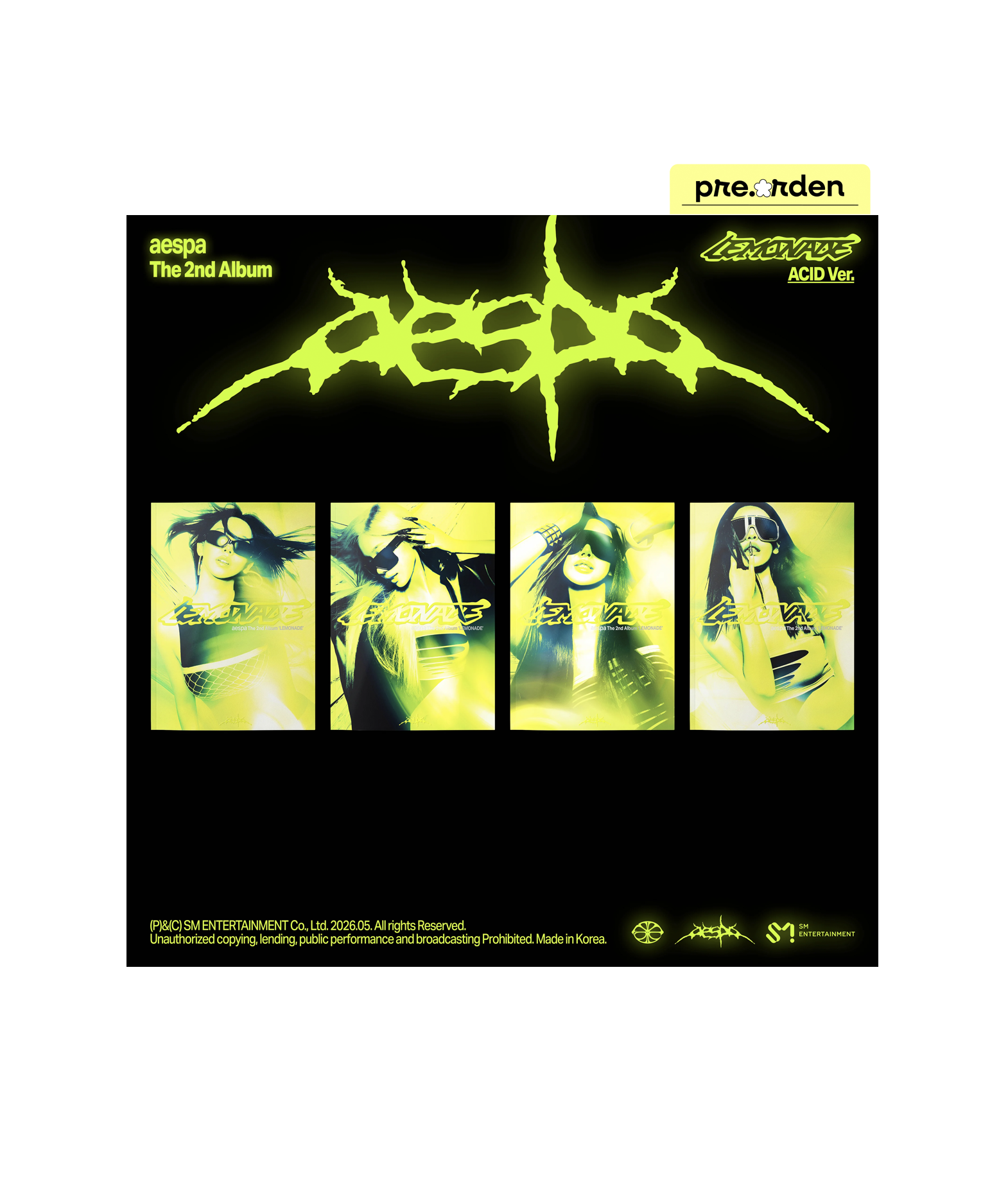aespa 2nd Full Album [LEMONADE] (Lemonade ver.)