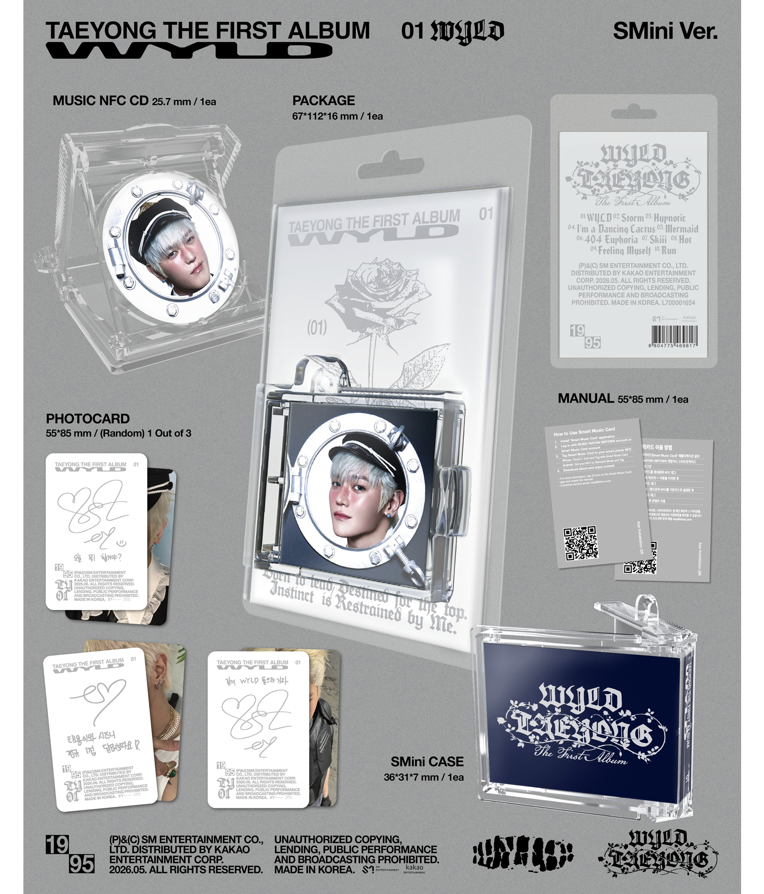 NCT Taeyong 1st Full Album (SMini ver.)