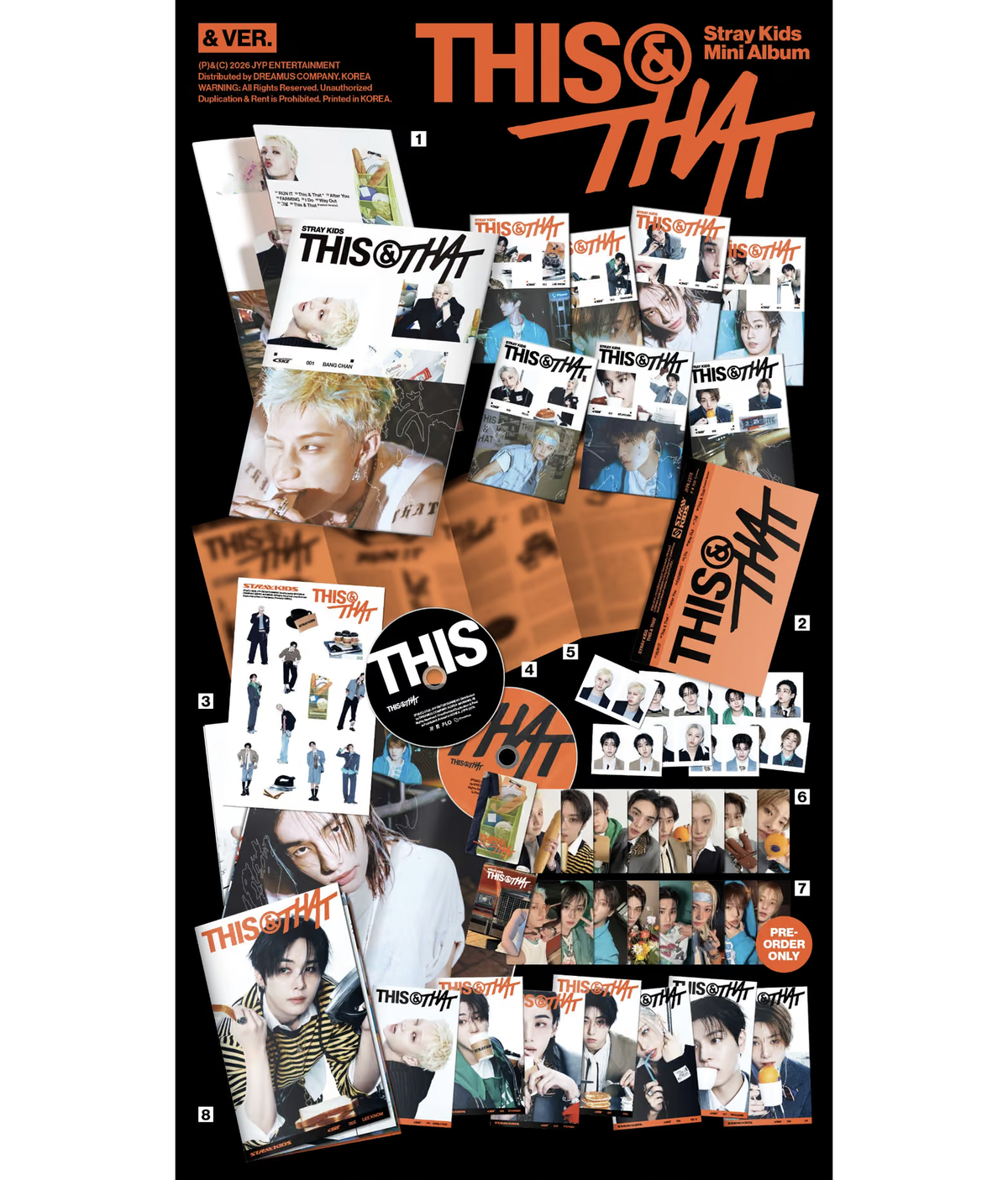 Stray Kids Mini Album 'THIS & THAT' (& ver.)