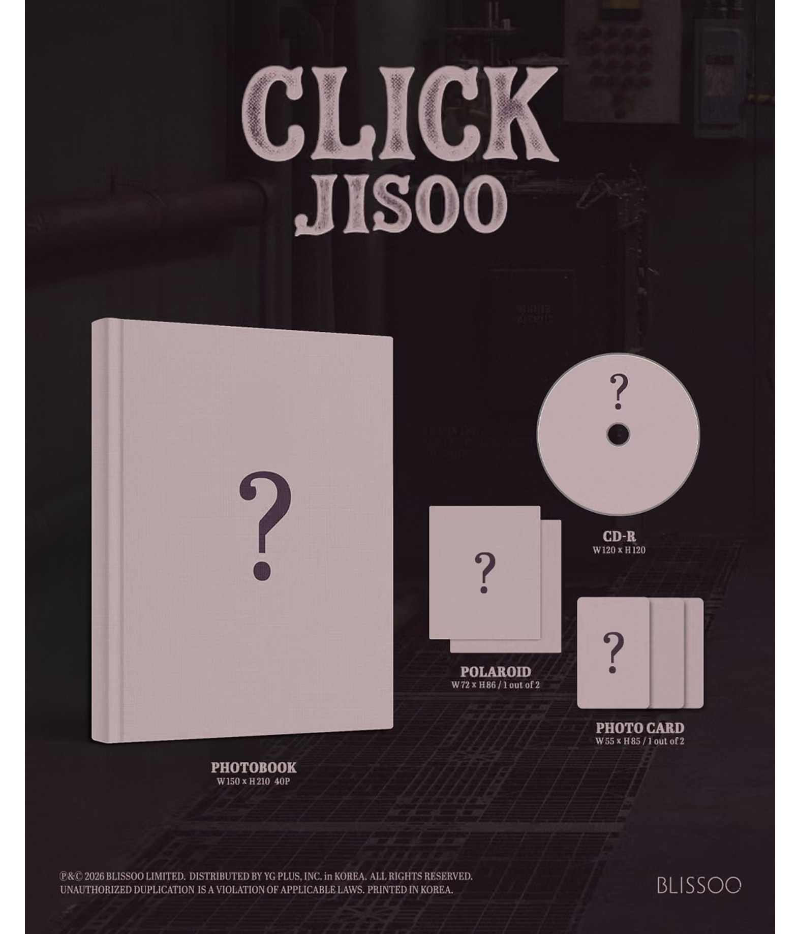 Jisoo Single Album [CLICK] Photobook ver.