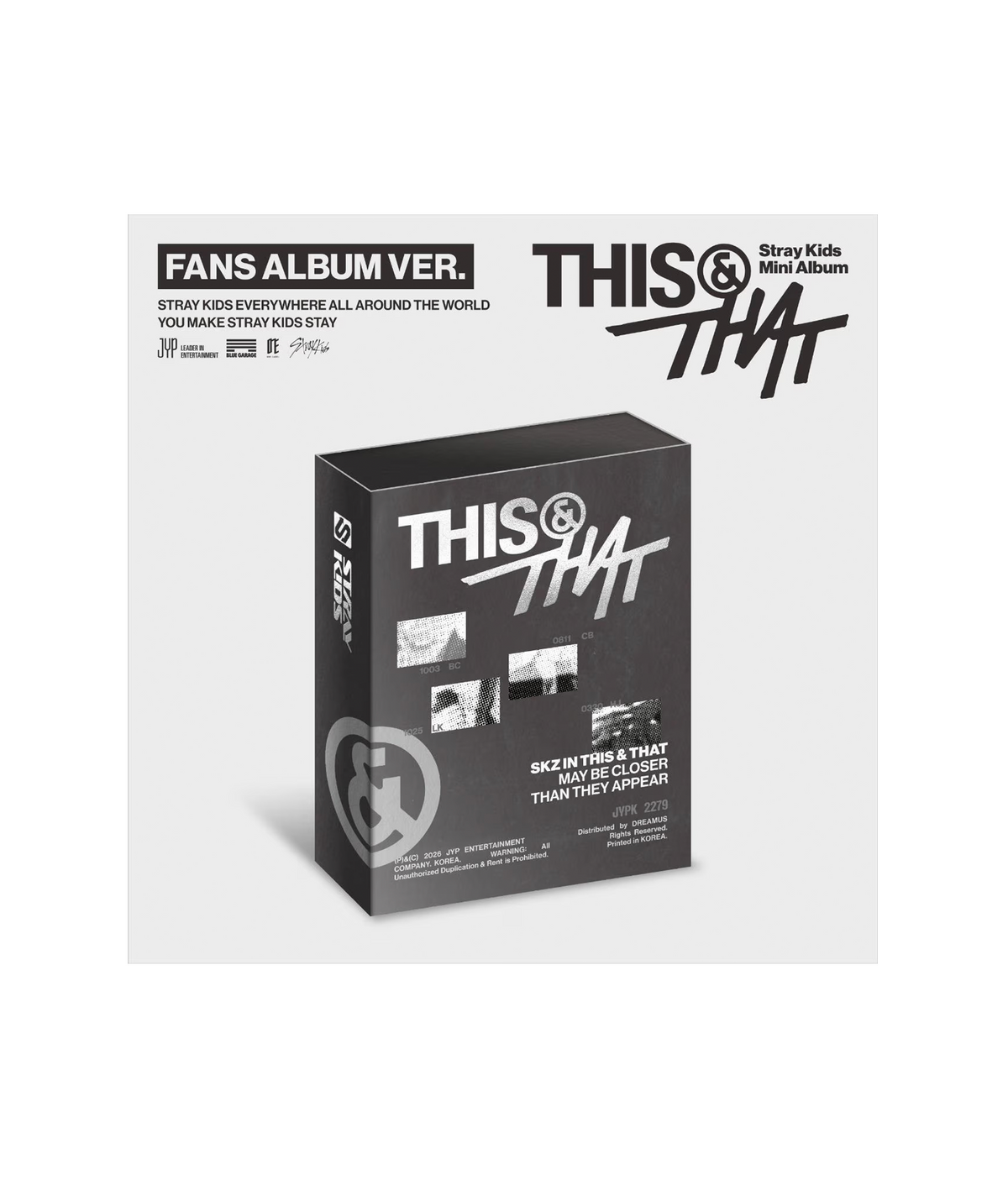 Stray Kids Mini Album 'THIS & THAT' (Fans Album ver.)