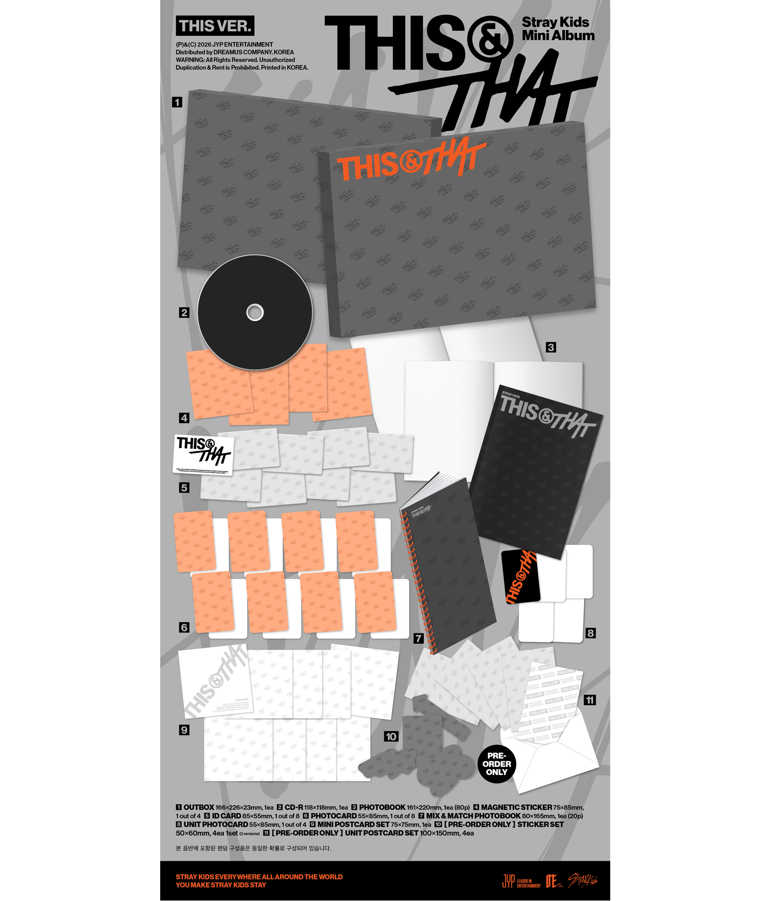 Stray Kids Mini Album 'THIS & THAT'