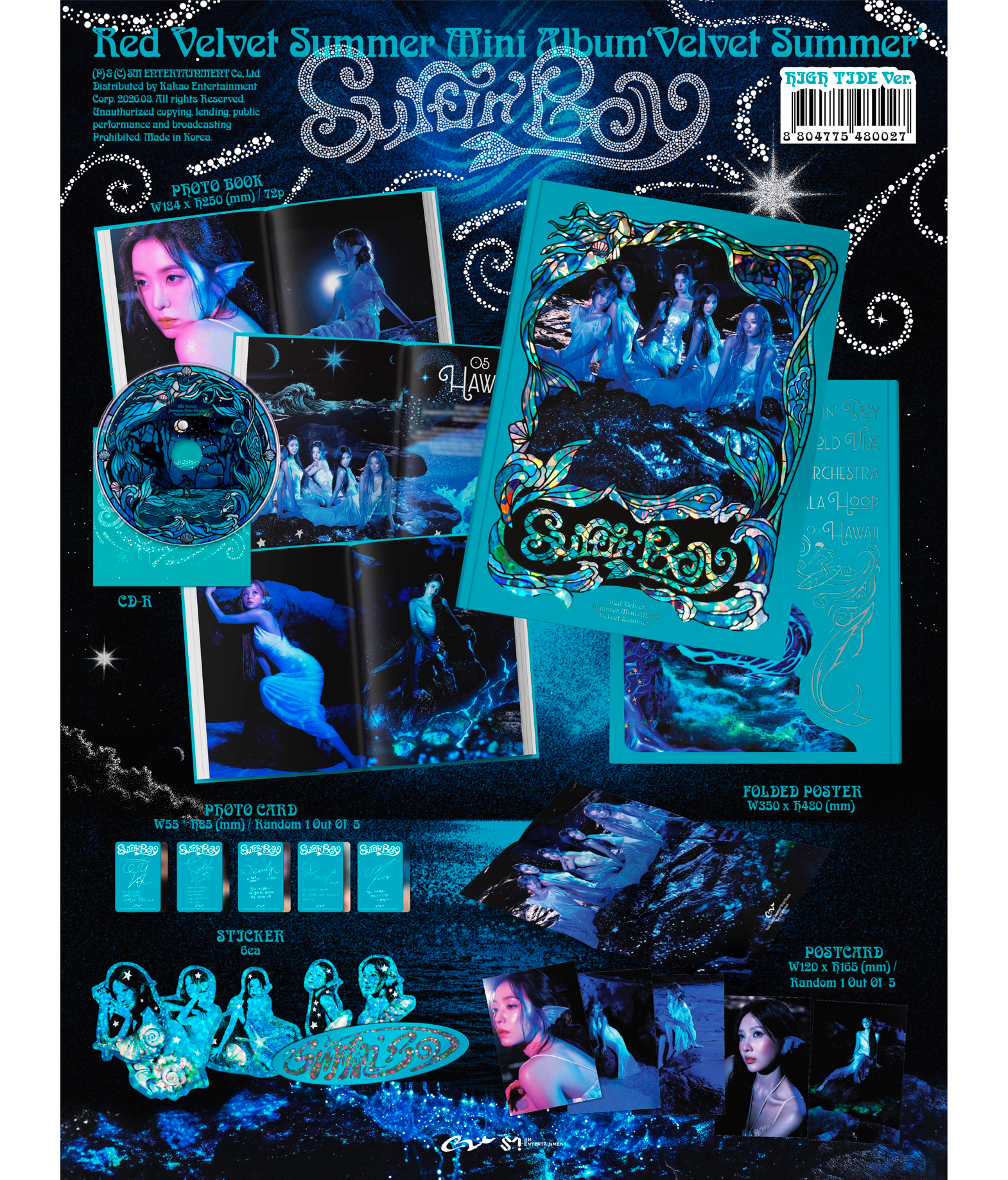 Red Velvet Summer Mini Album Velvet Summer (High Tide ver.)