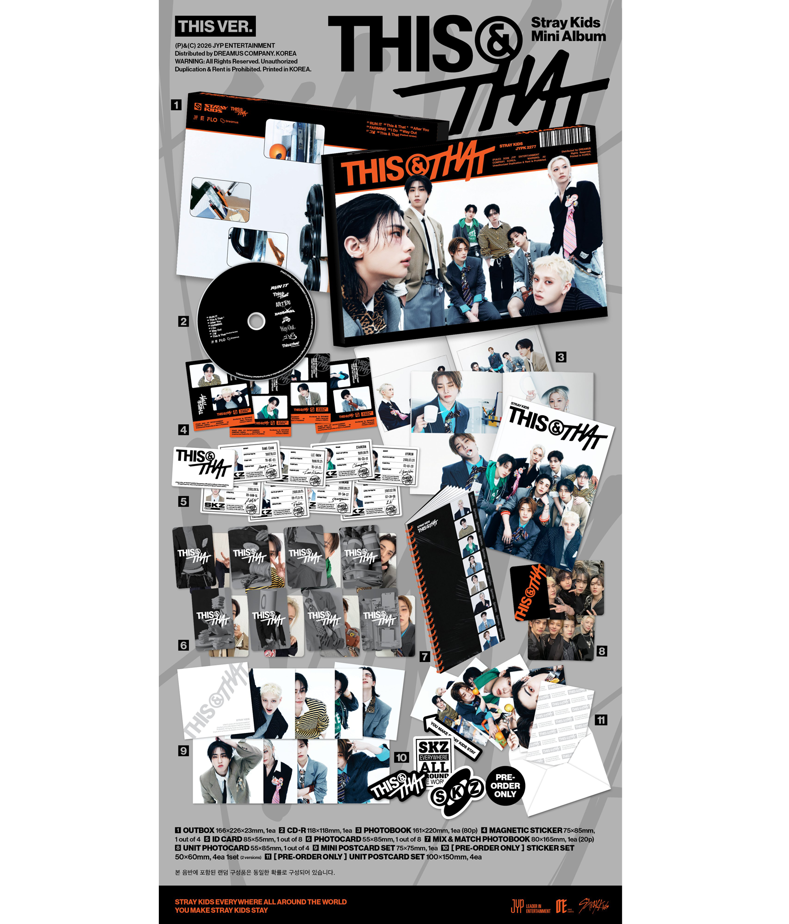 Stray Kids Mini Album 'THIS & THAT'