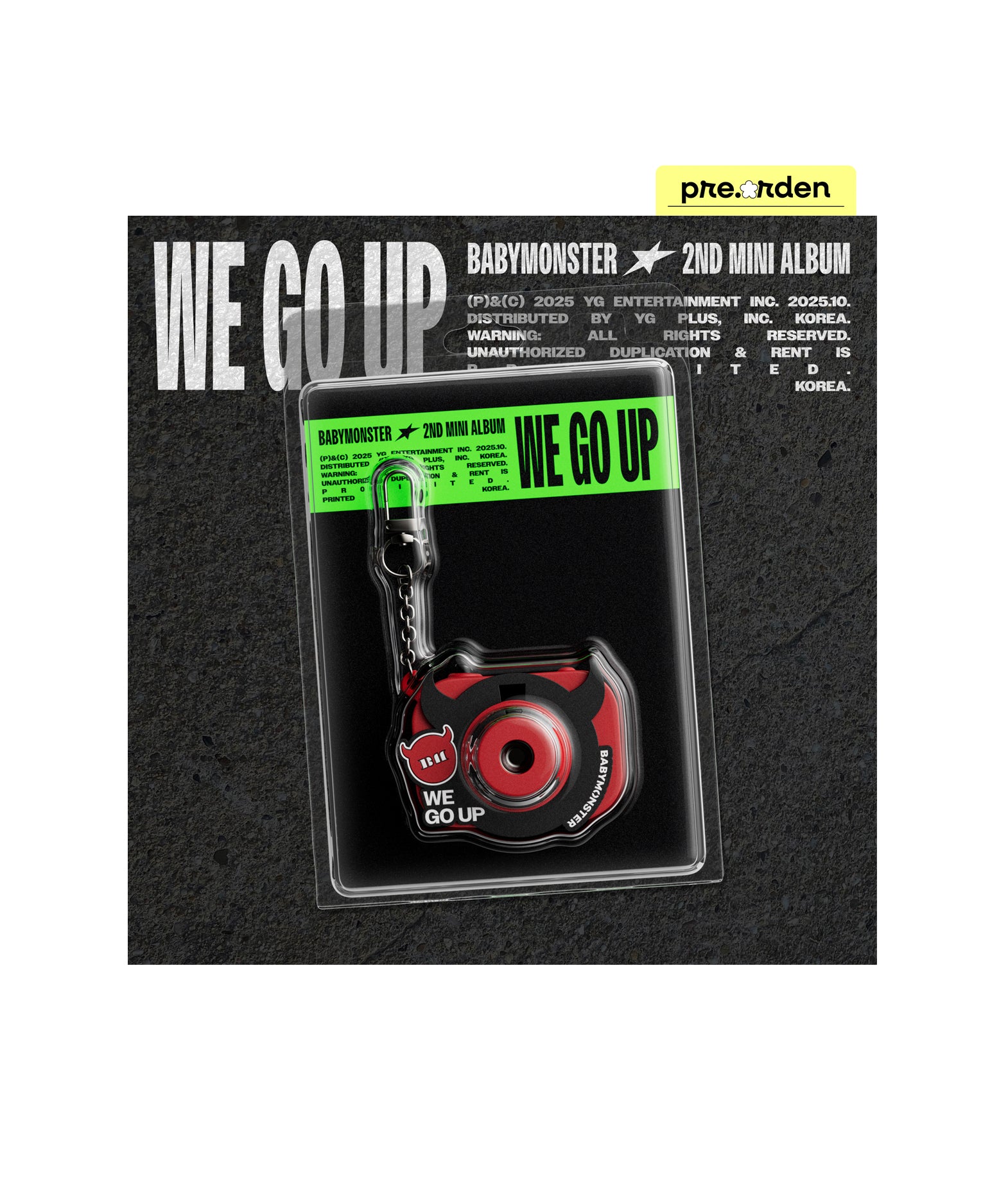 Babymonster - We go up (Mini Beam Keyring  ver.)