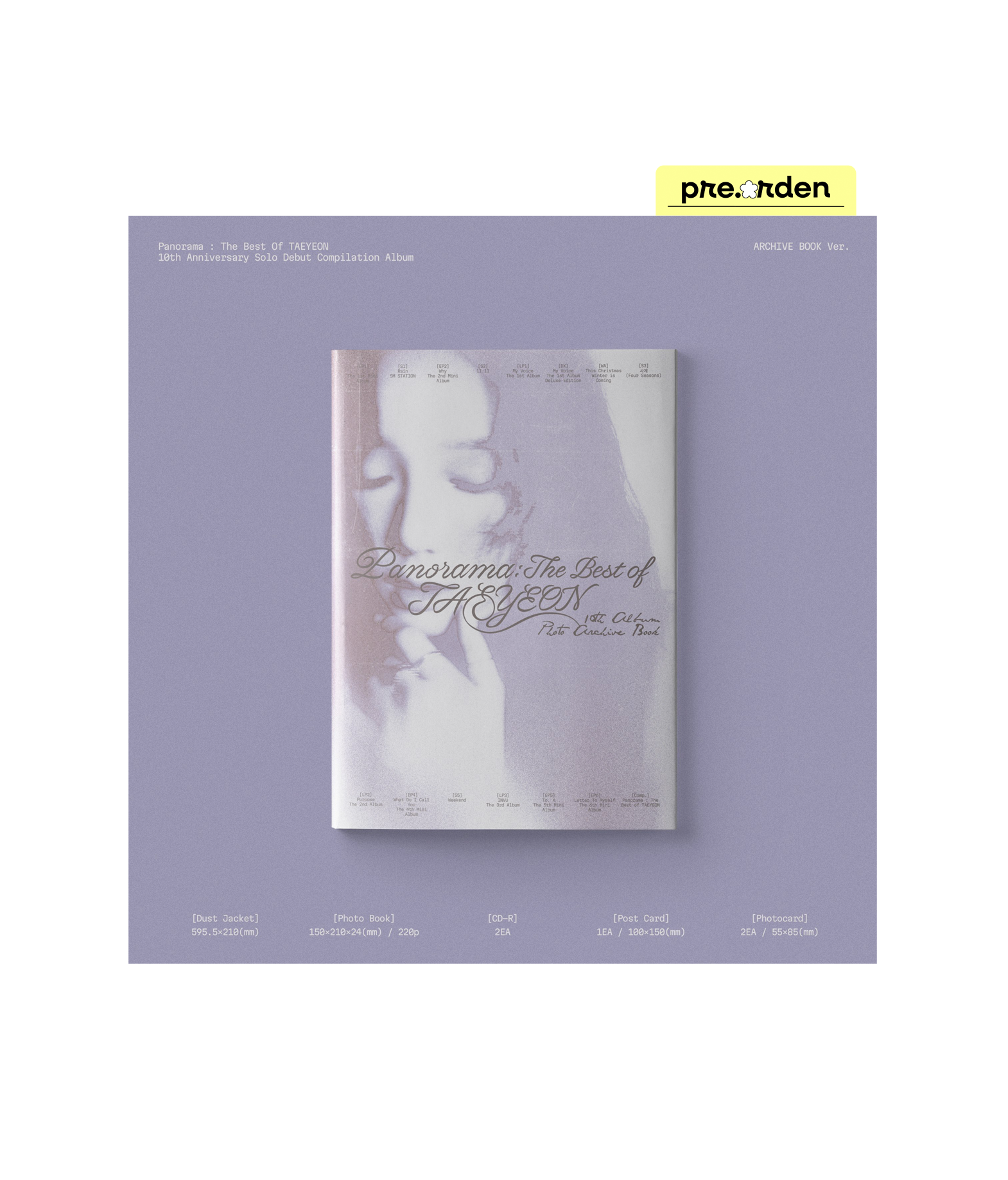 Taeyeon - Panorama: The Best of Taeyeon (Archive Book ver.)