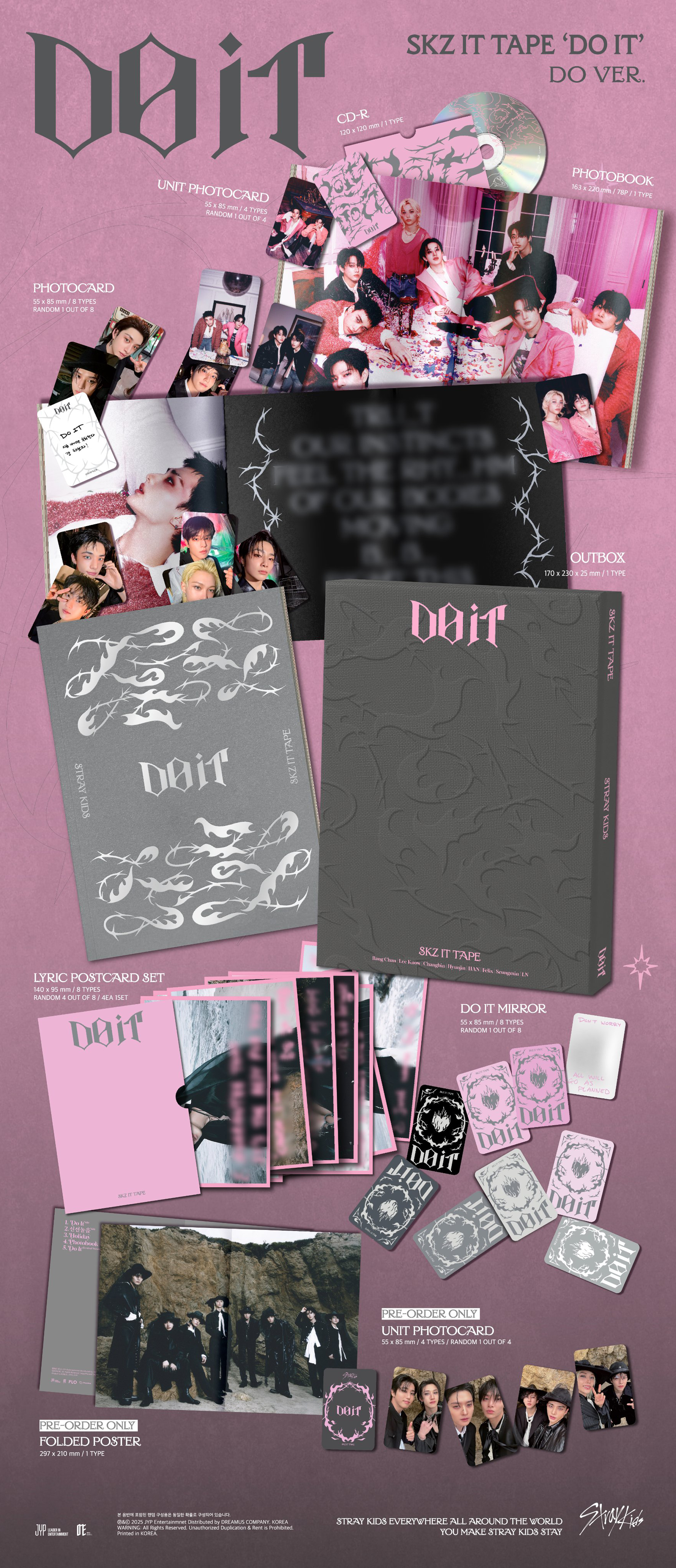 Stray Kids - SKZ IT TAPE [DO IT] (Do ver.) Limited