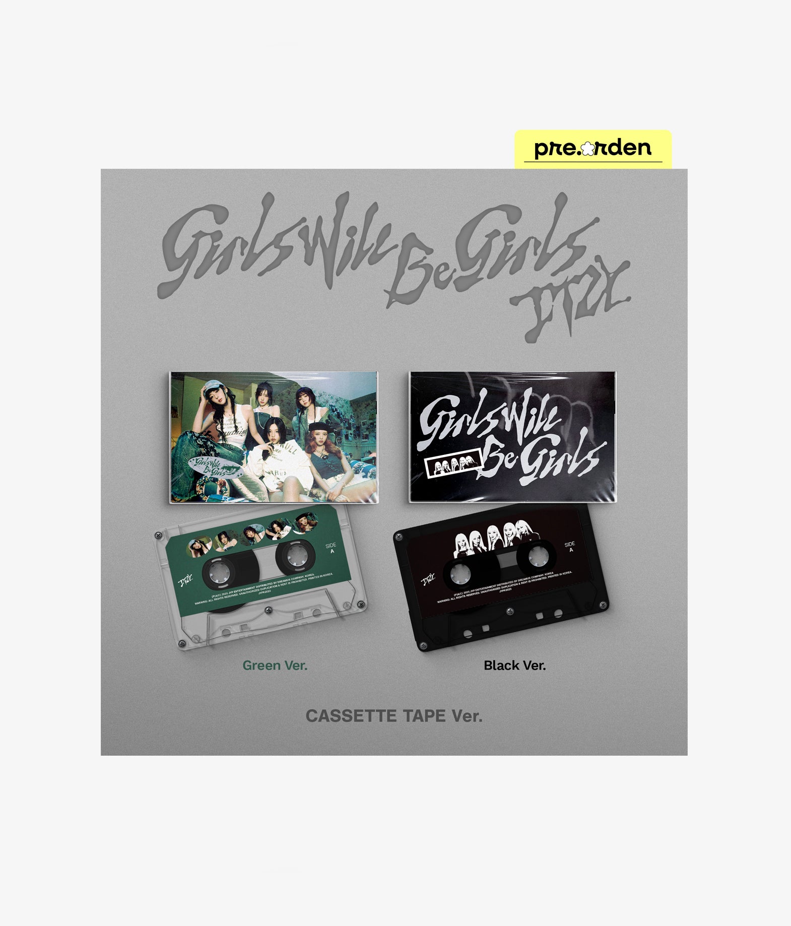 ITZY - Girls Will Be Girls (Cassette Tape ver.)
