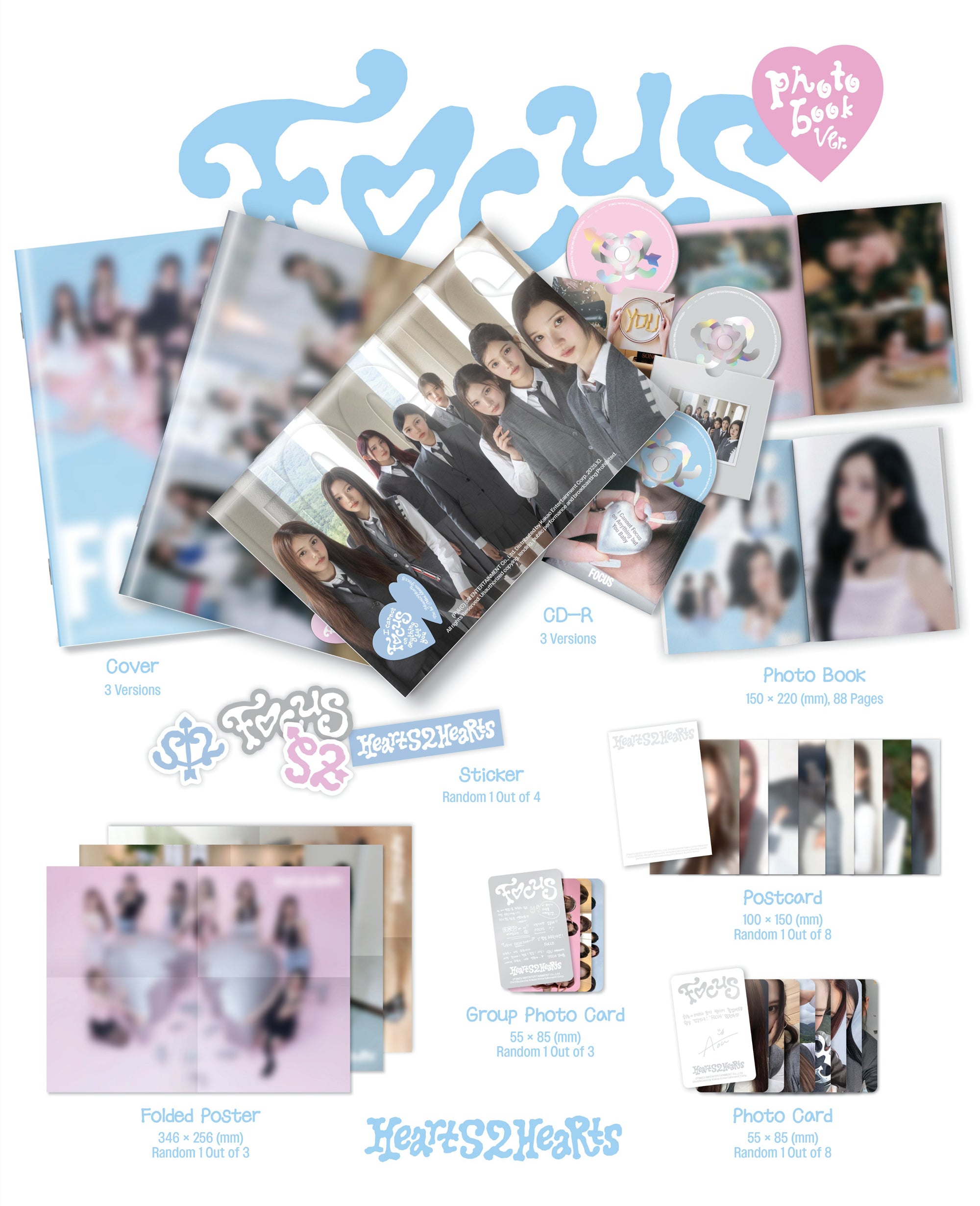 Hearts2Hearts - FOCUS (Photobook ver.)