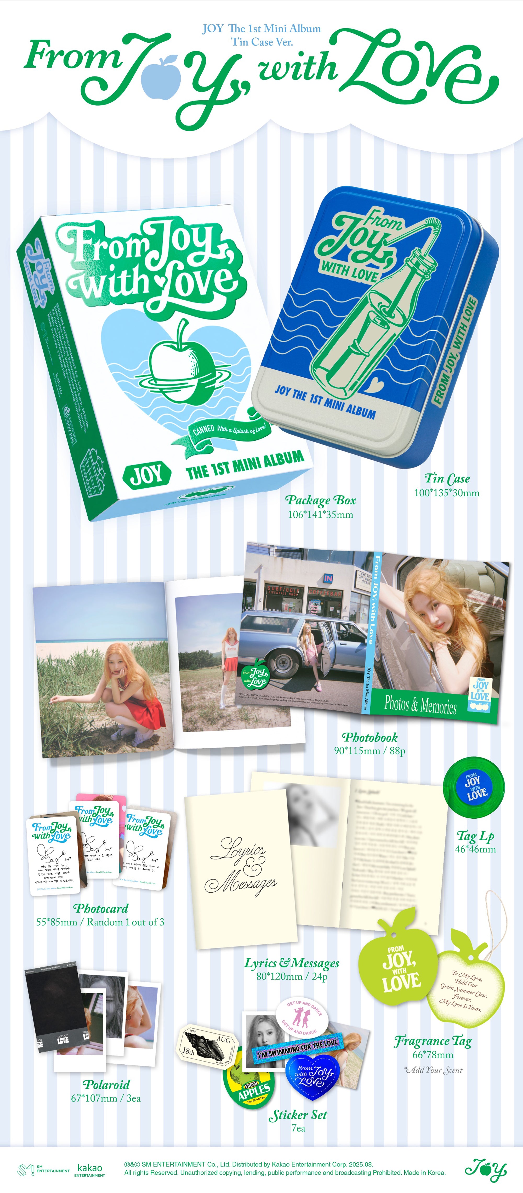 Joy - From JOY, with Love (Tin Case ver.) Smart album