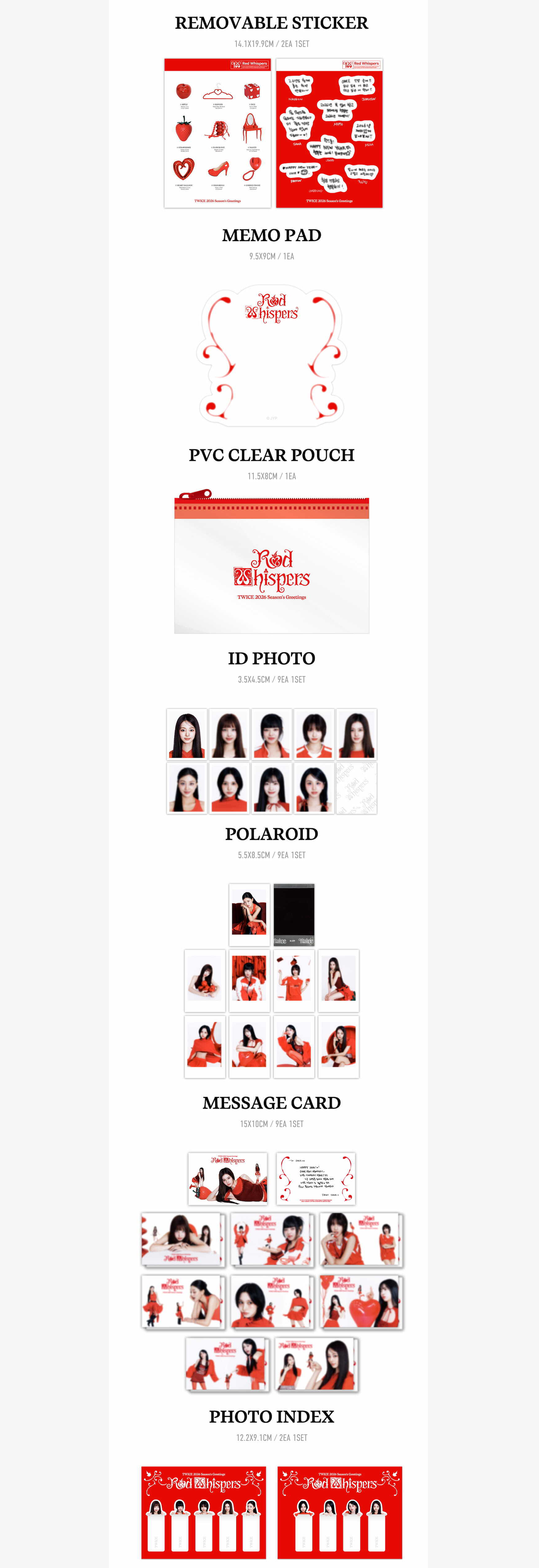 Twice - Red Whispers Season's Greetings 2026