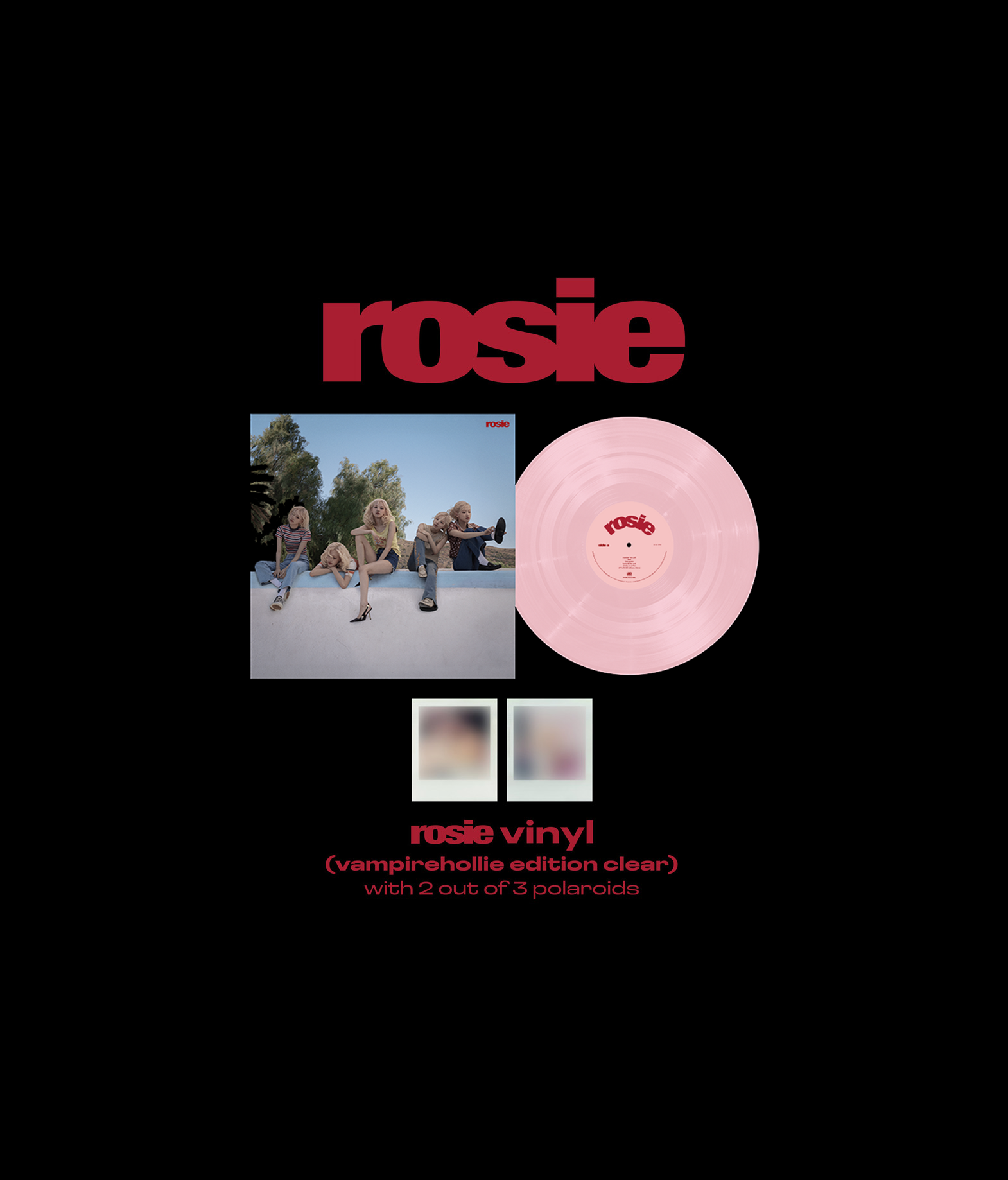 Rosé - Rosie Vinyl (Band cover)