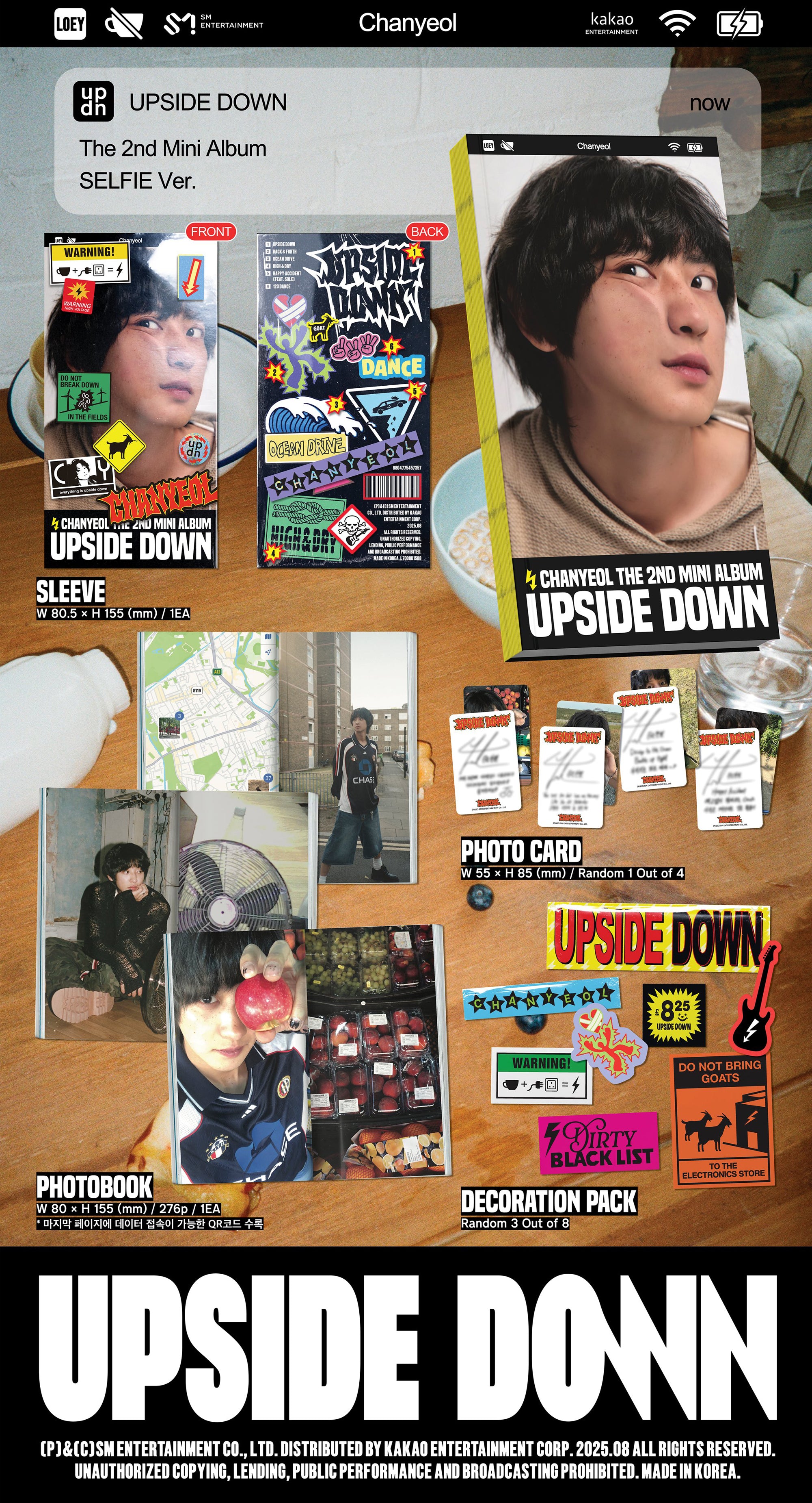 EXO - Chanyeol: Upside Down (Selfie ver.)