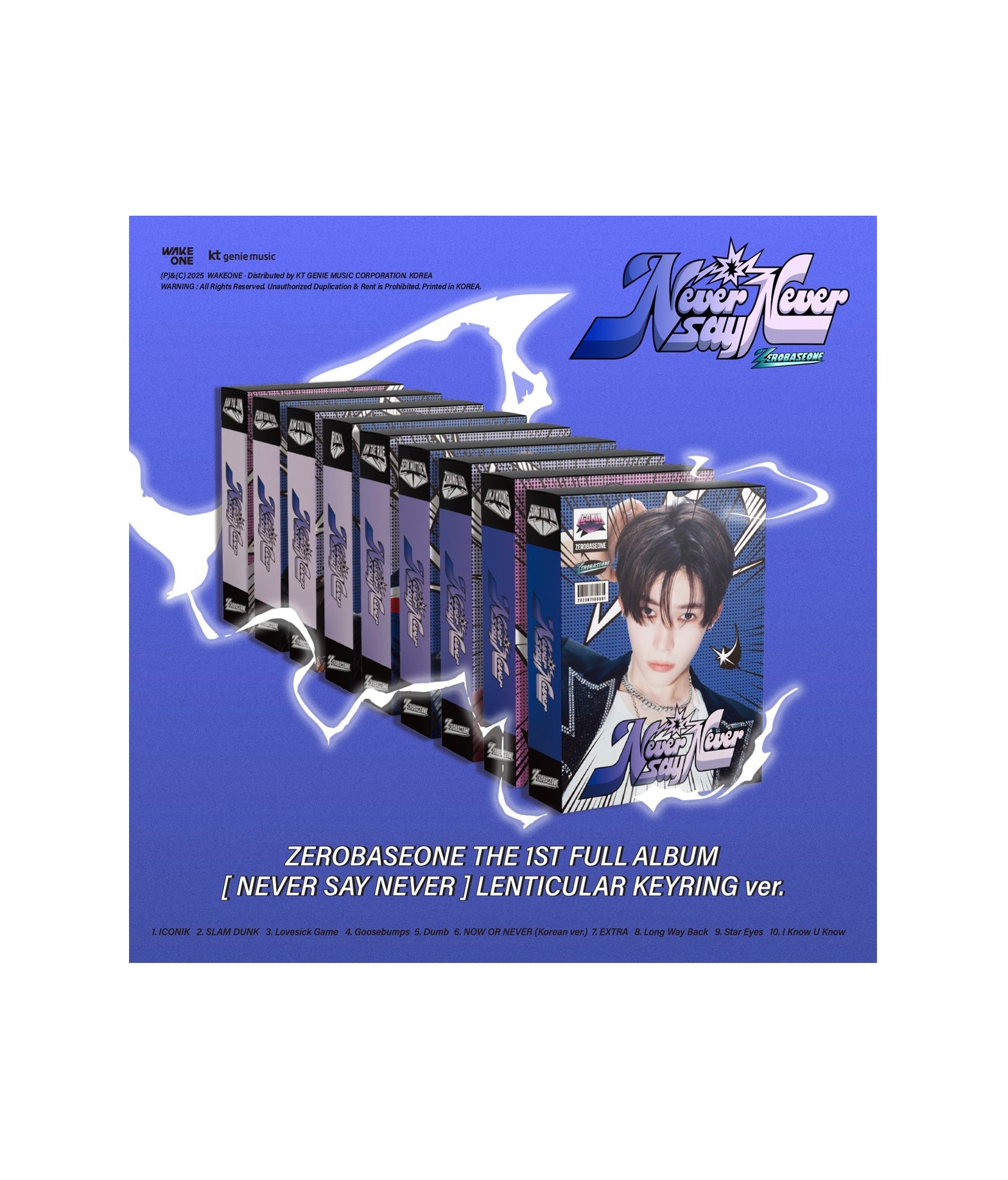 ZEROBASEONE - Never Say Never (Lenticular keyring ver.)