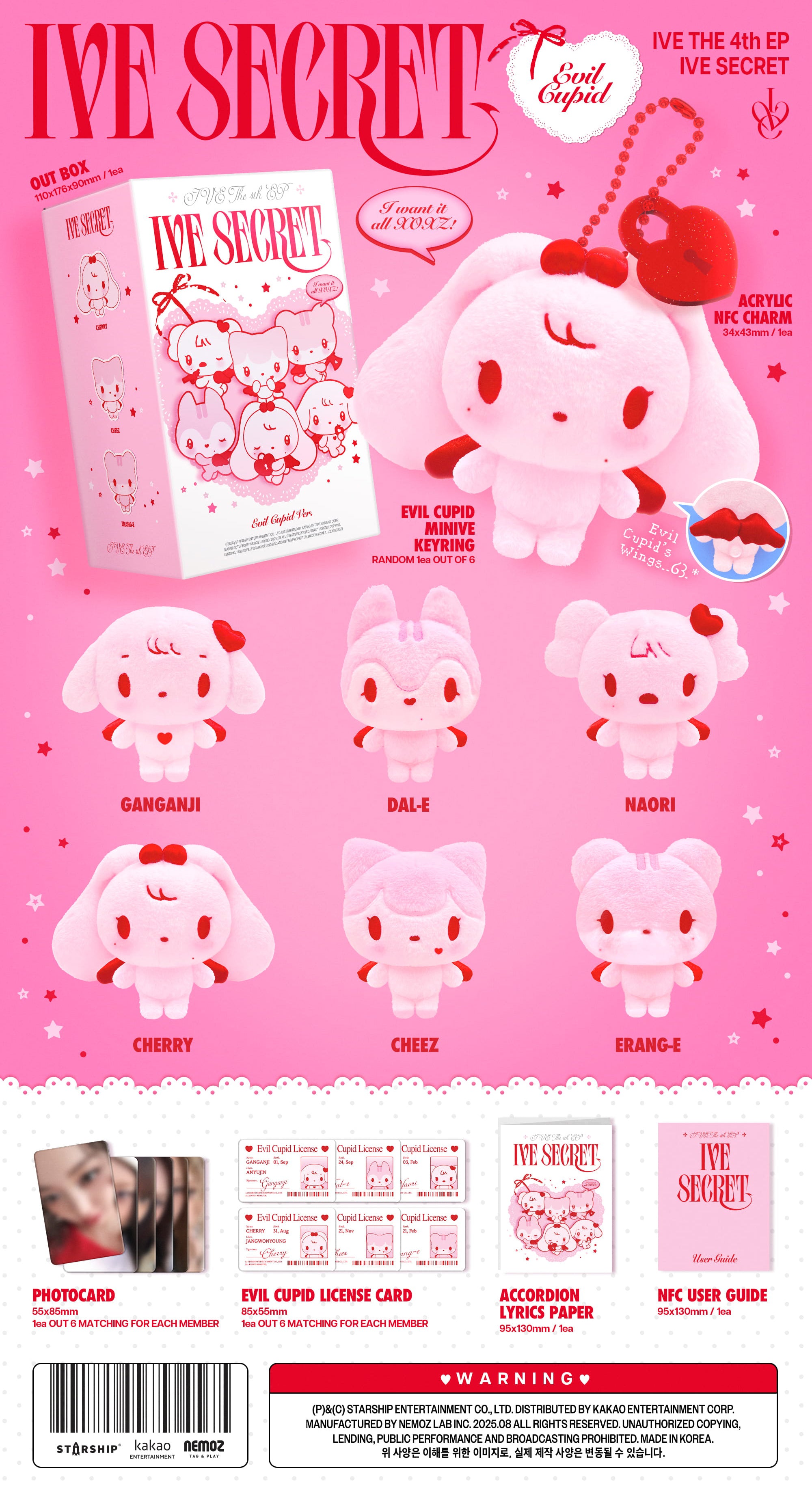 IVE - IVE Secret (Evil Cupid ver.) Platform ver.