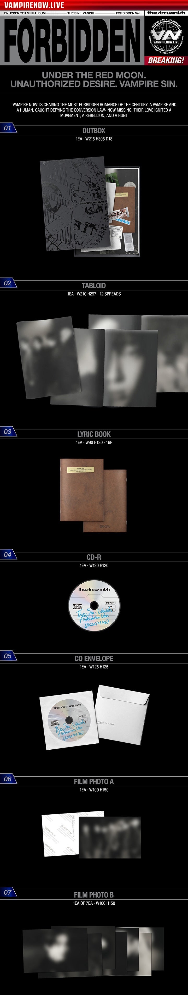 Enhypen - The Sin : Vanish (Random ver.)