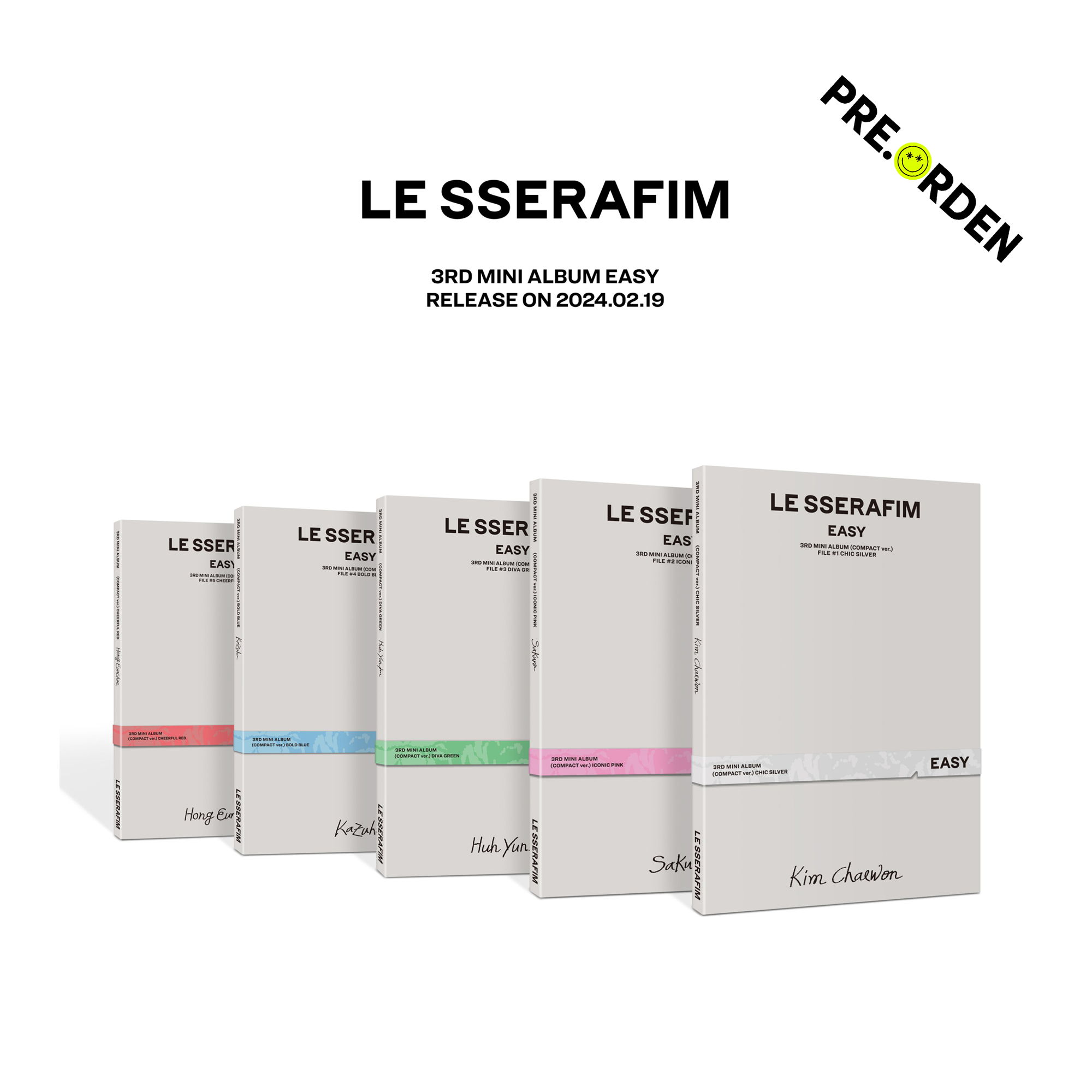LE SSERAFIM - easy ( Compact Ver.)