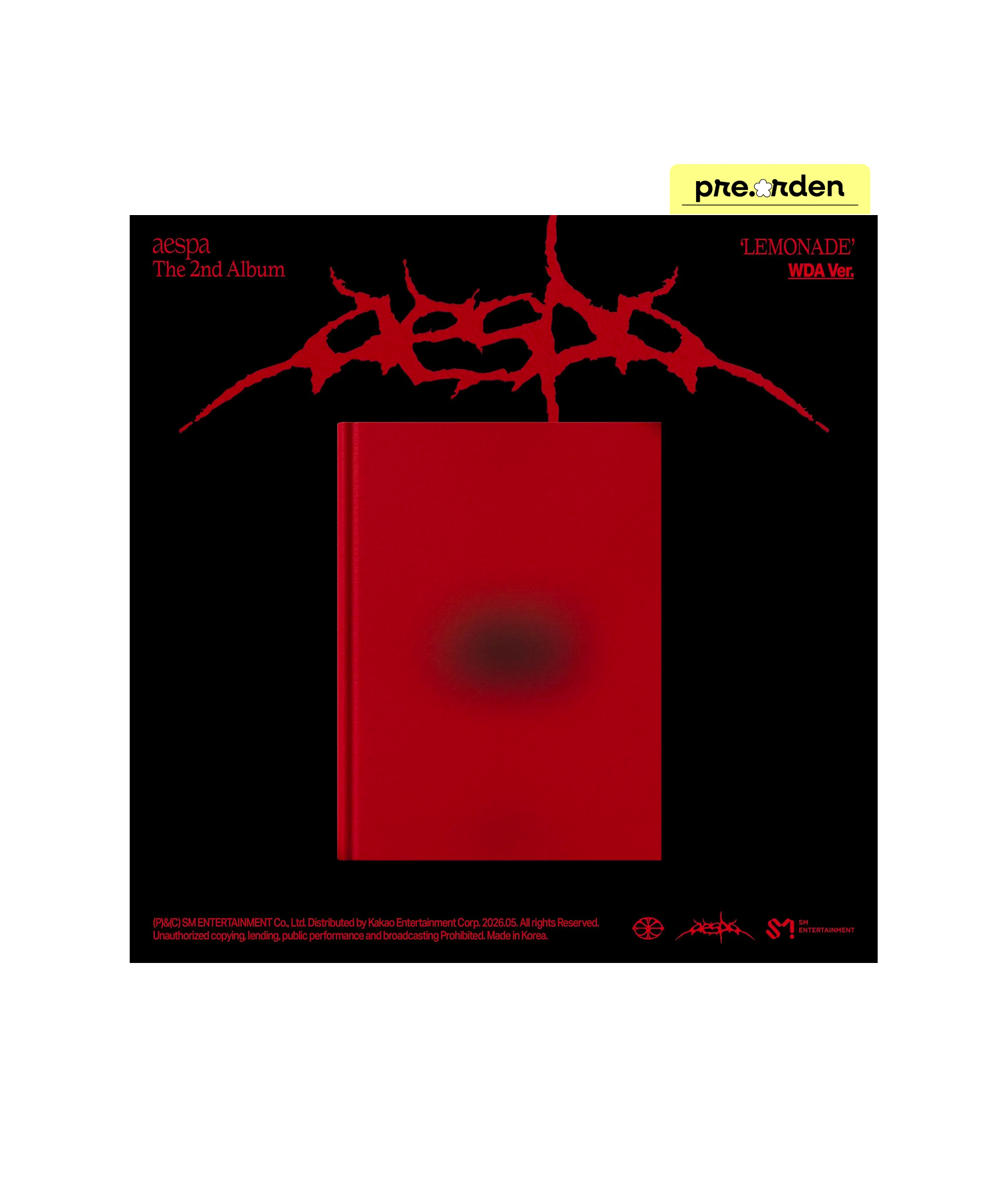 aespa 2nd Full Album [LEMONADE] (WDA ver.)