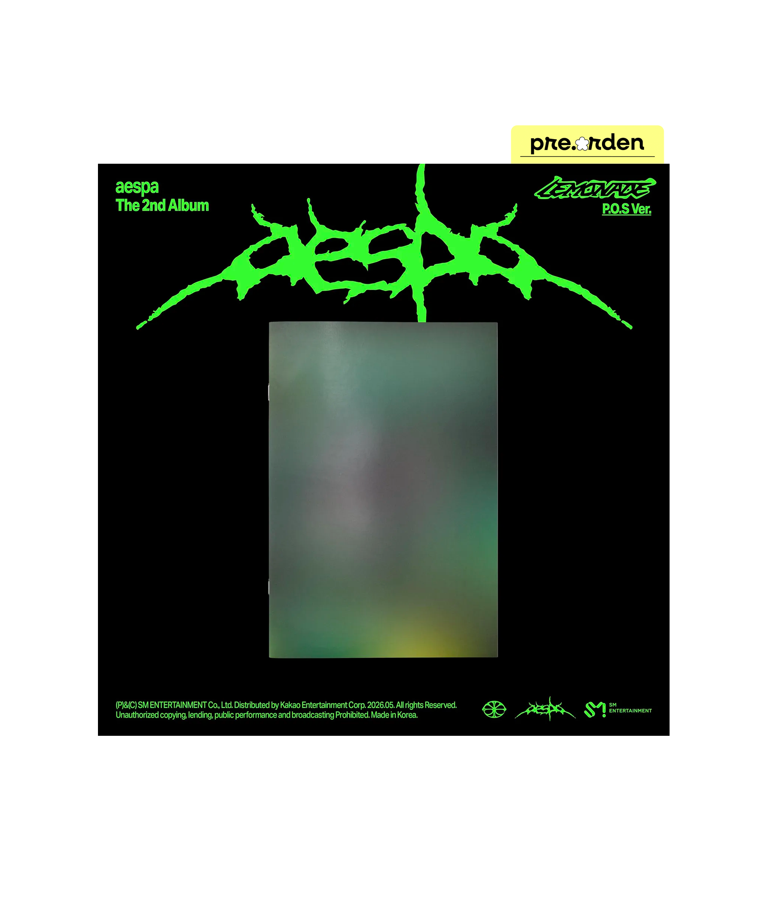 aespa 2nd Full Album [LEMONADE] (P.O.S ver.)