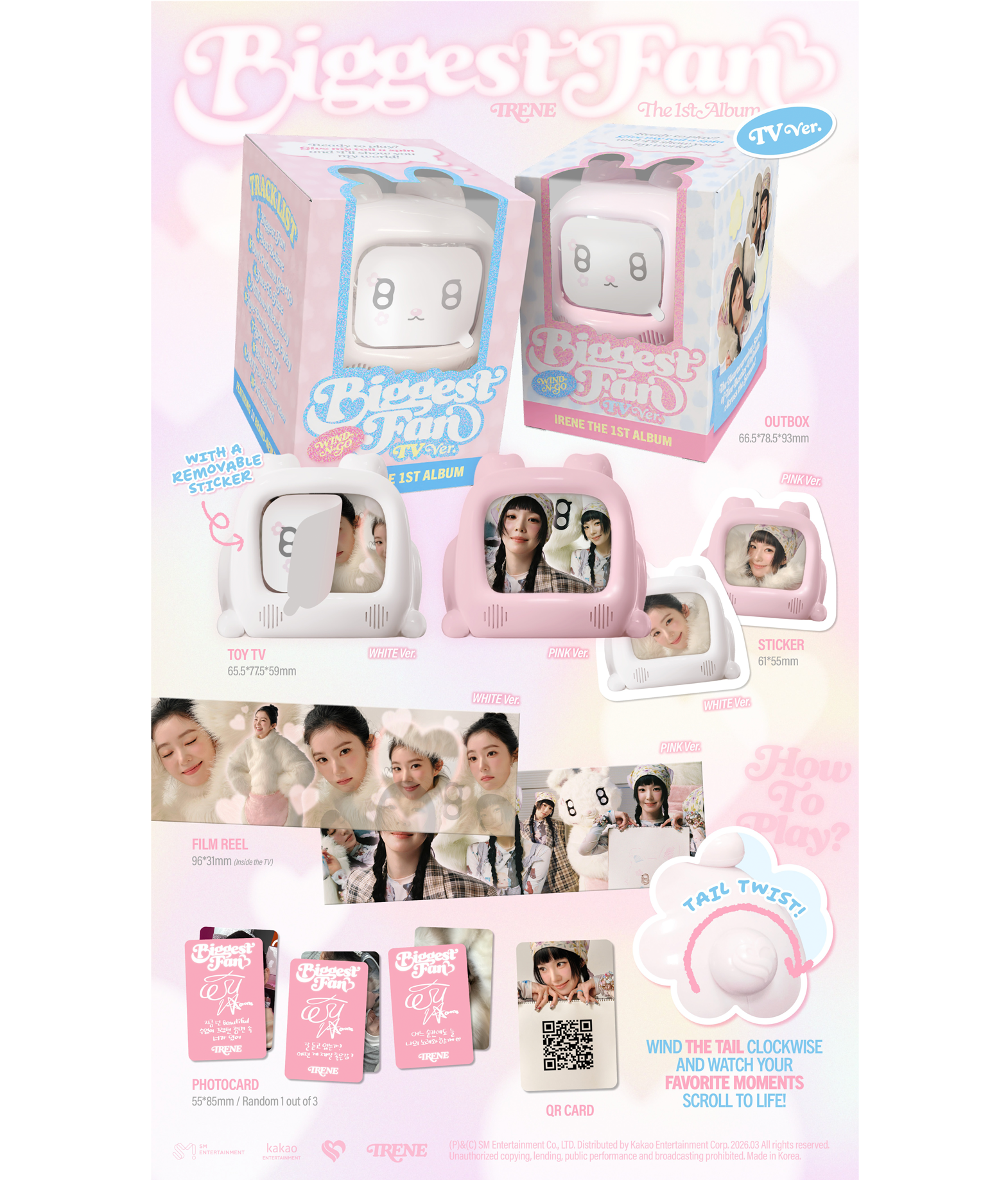 Irene 1st Album (Biggest fan) TV ver. (Smart Album)