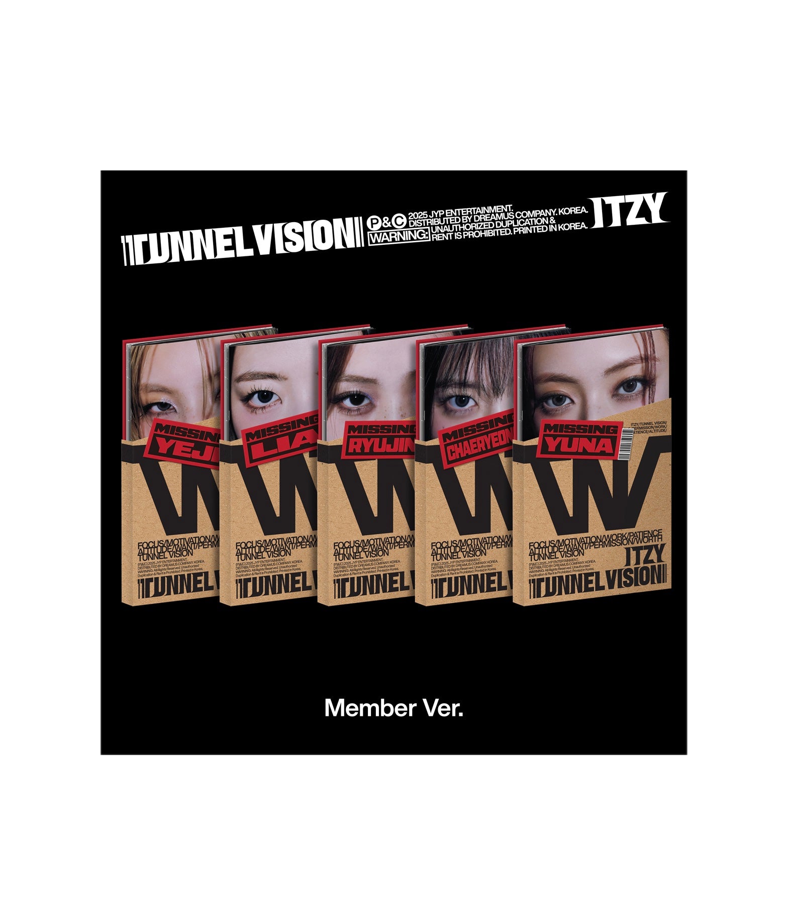 ITZY - TUNNEL VISION (Member ver.)