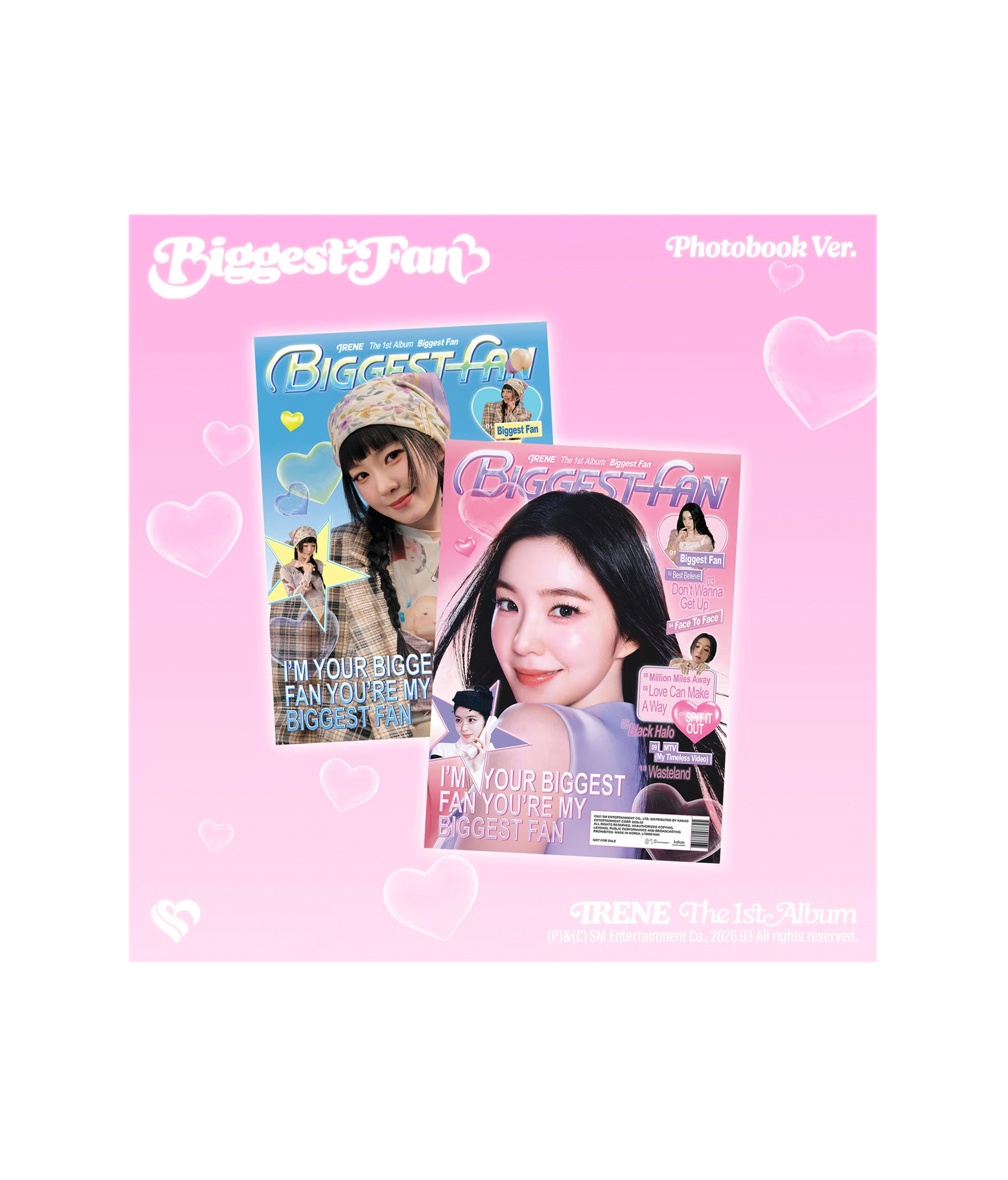 Irene 1st Album (Biggest fan) Photobook ver.