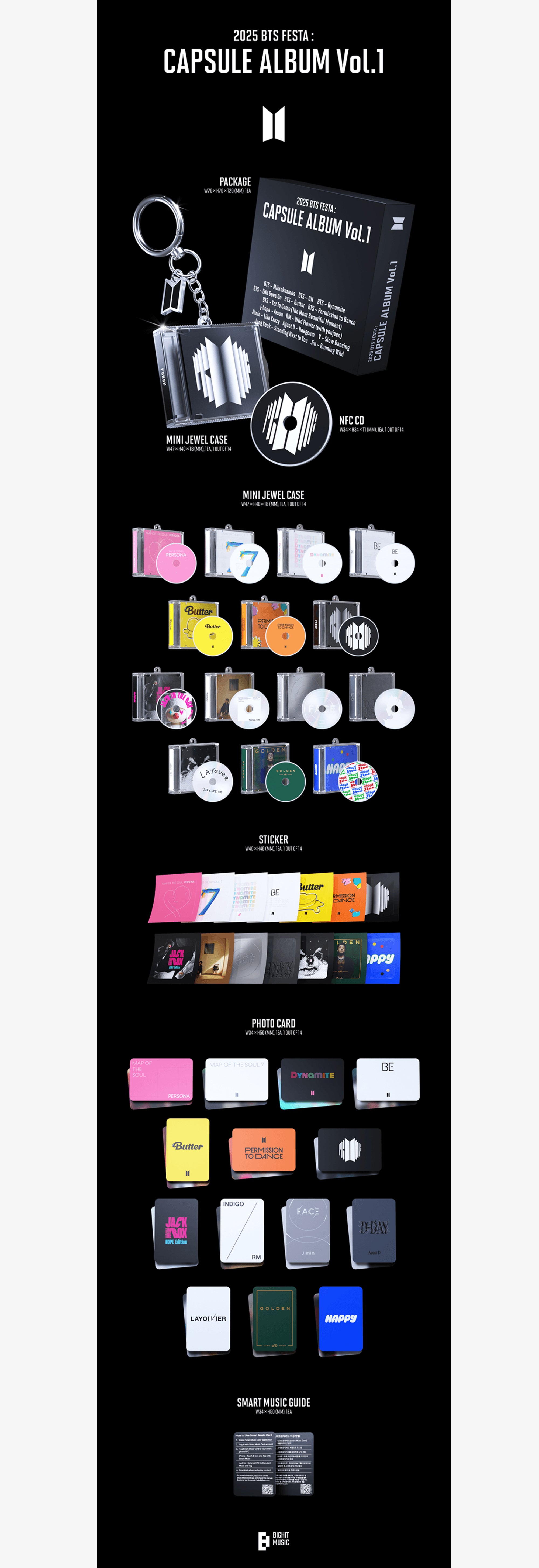 BTS - 2025 BTS Festa Capsule Album