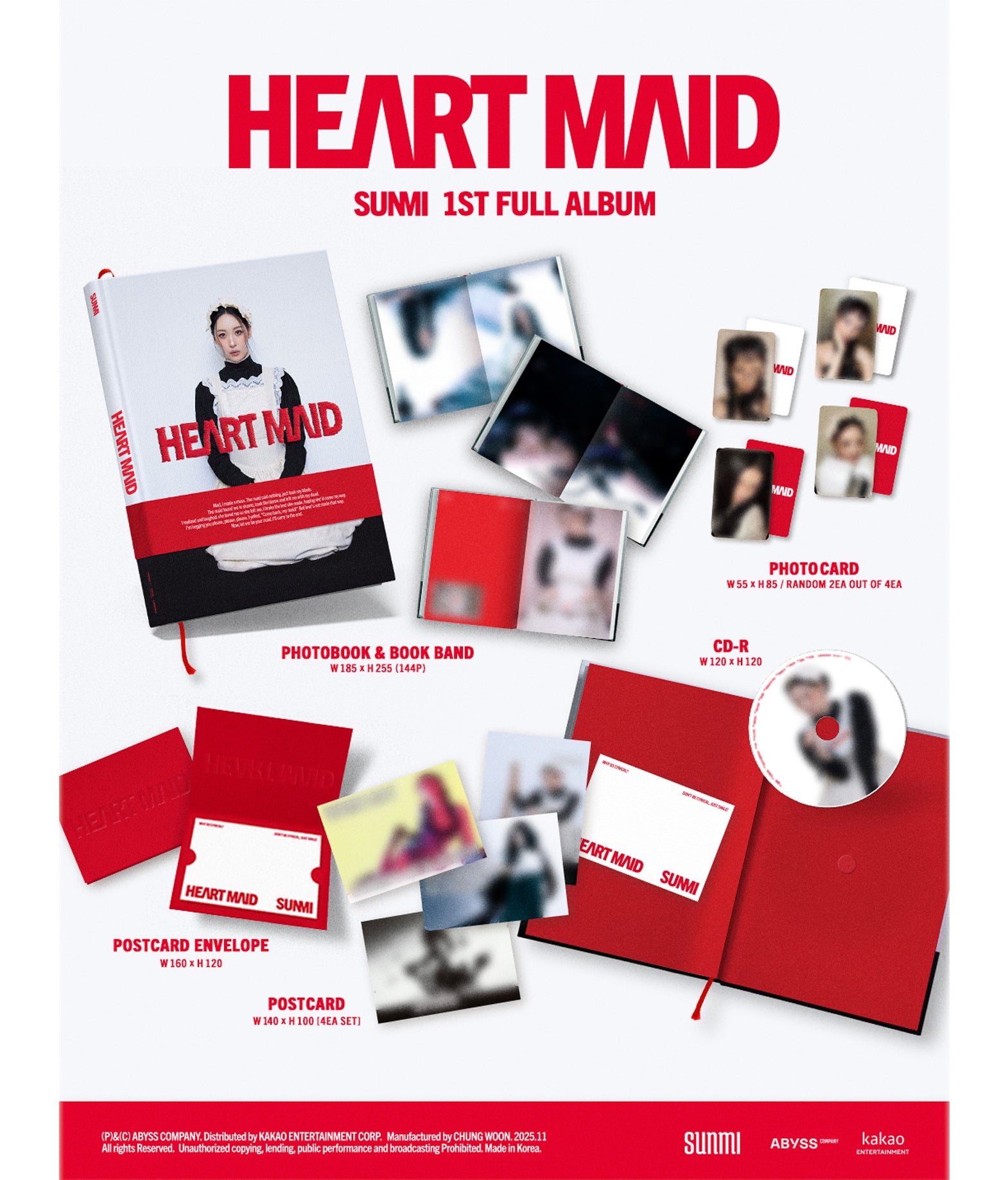 Sunmi - 1st Full Album HEART MAID