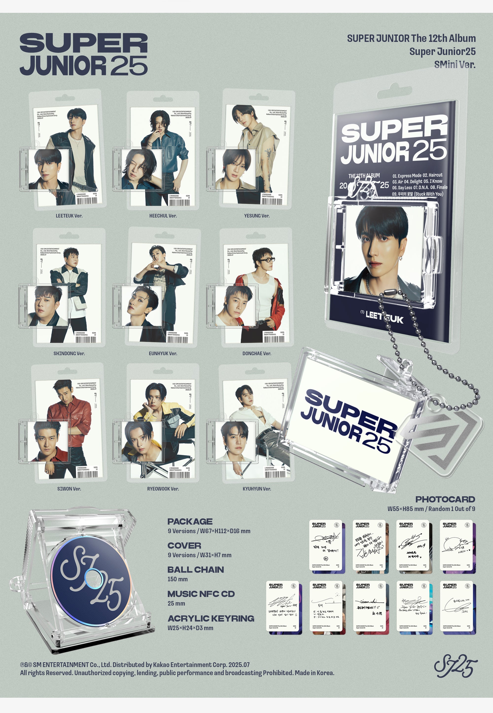 Super Junior - Super Junior25 (SMini Ver.)