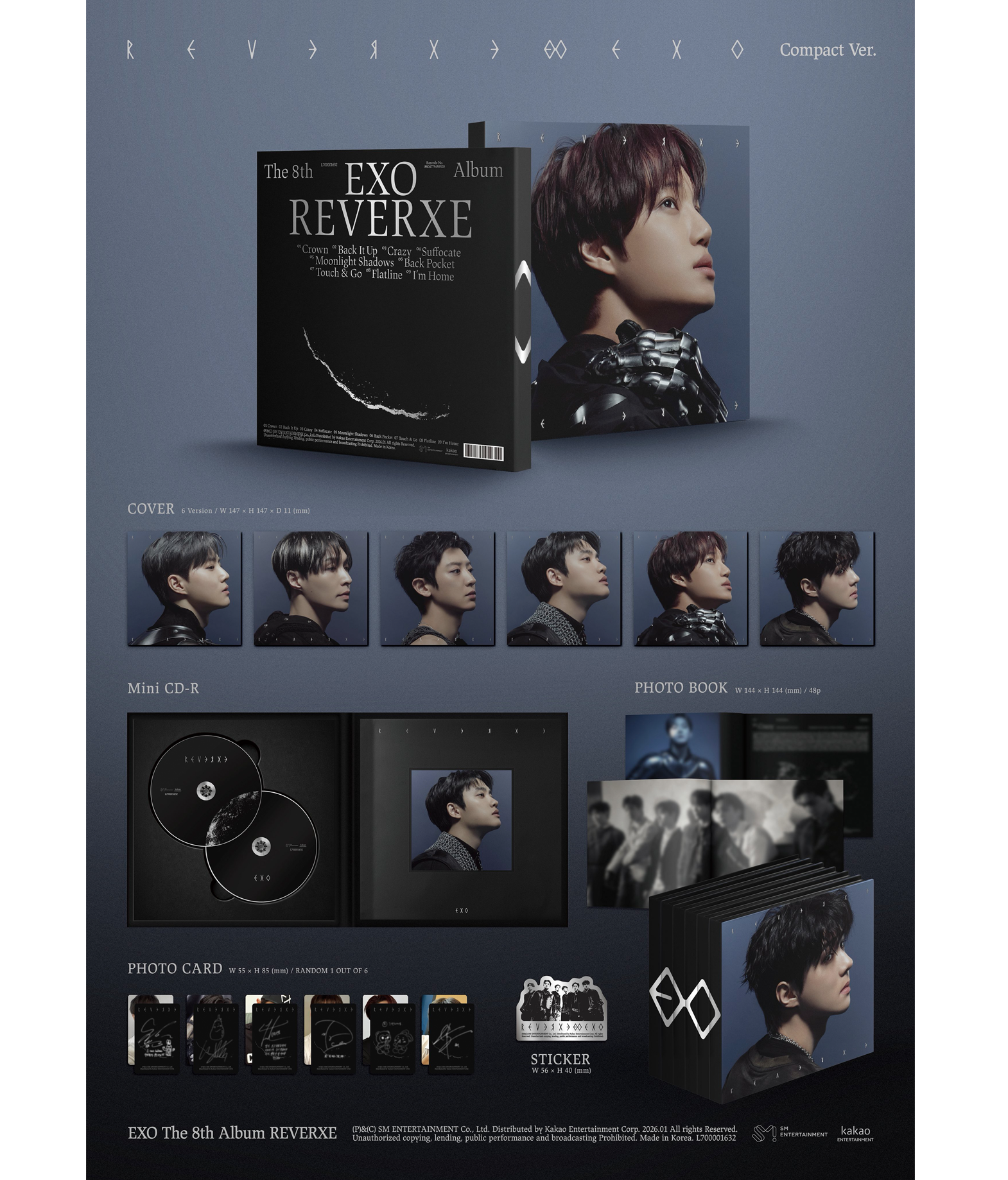 EXO - Reverxe (Compact ver.)