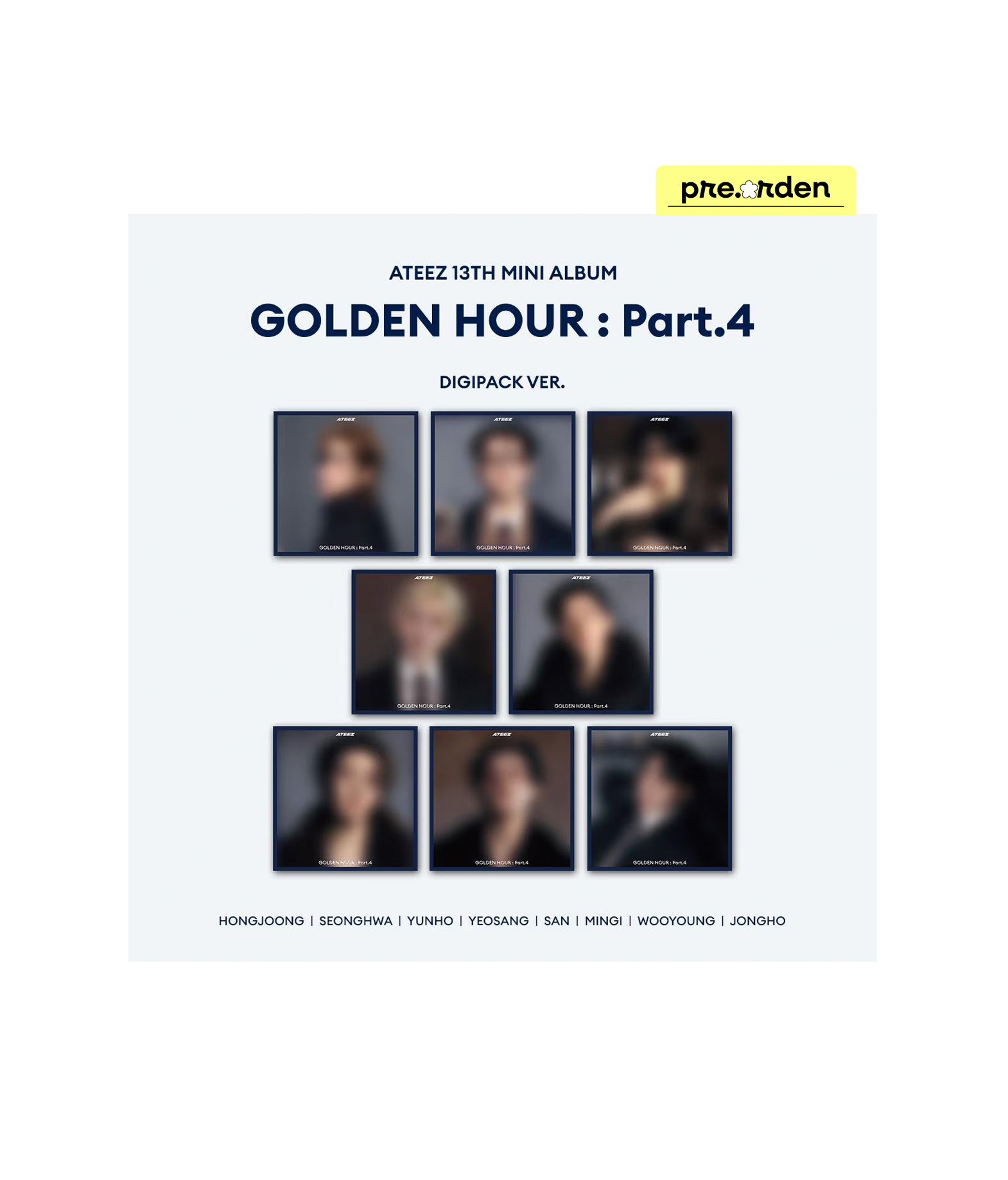 Ateez - Golden Hour: Part.4 (Digipack ver.)